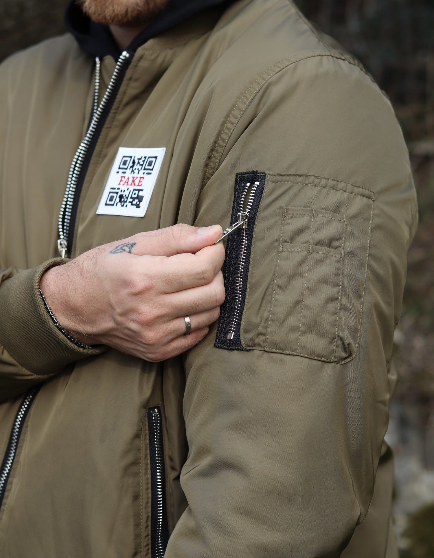 Bomber Jacket „Khaki Style“