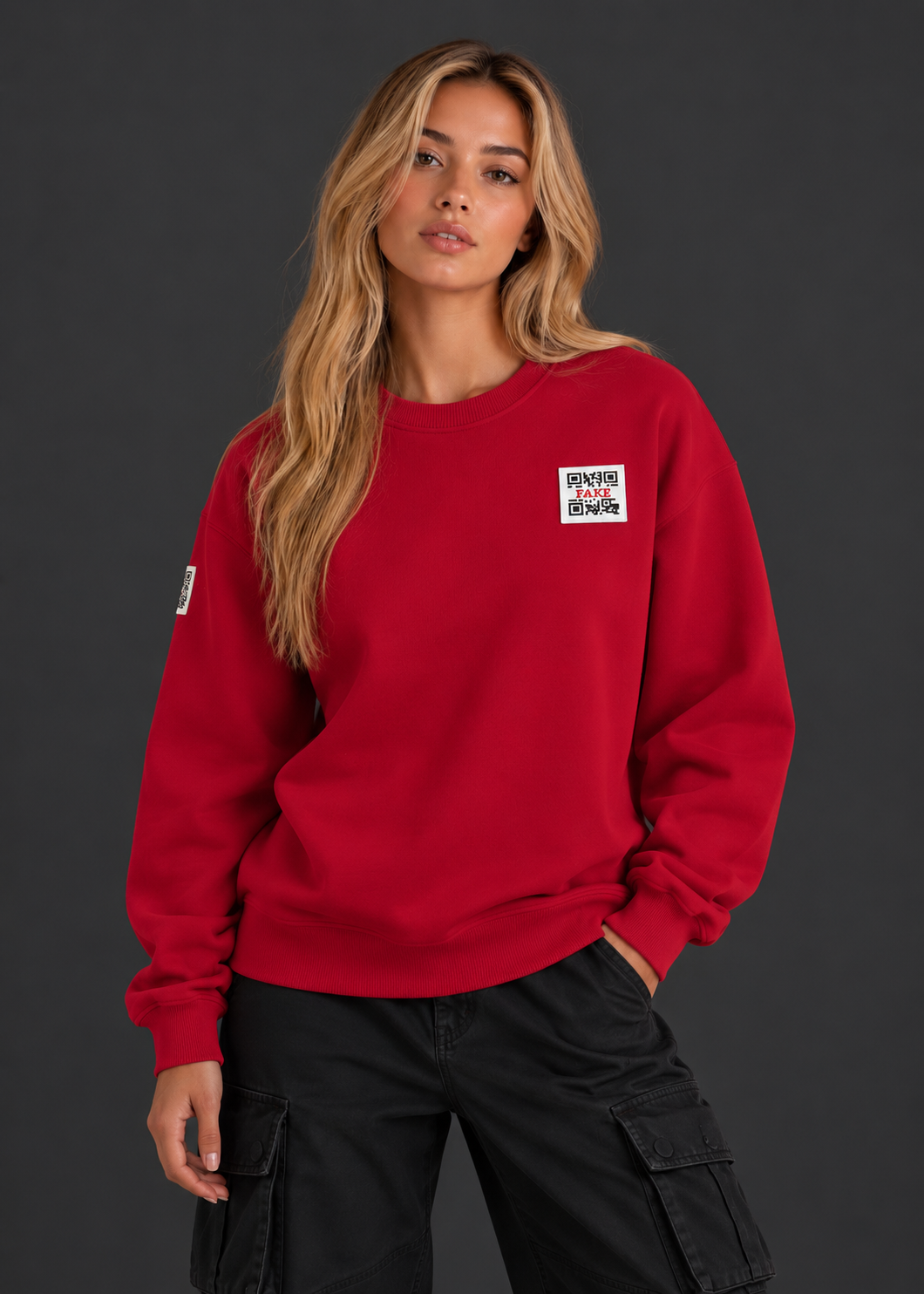 Statement Sweatshirt | Red