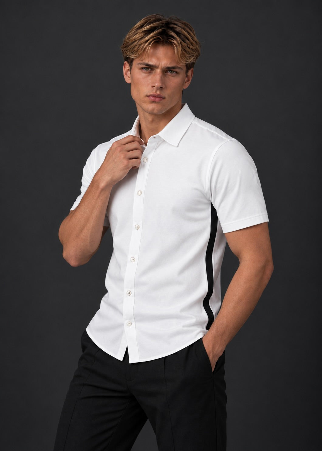 Polo Shirt Statement | White