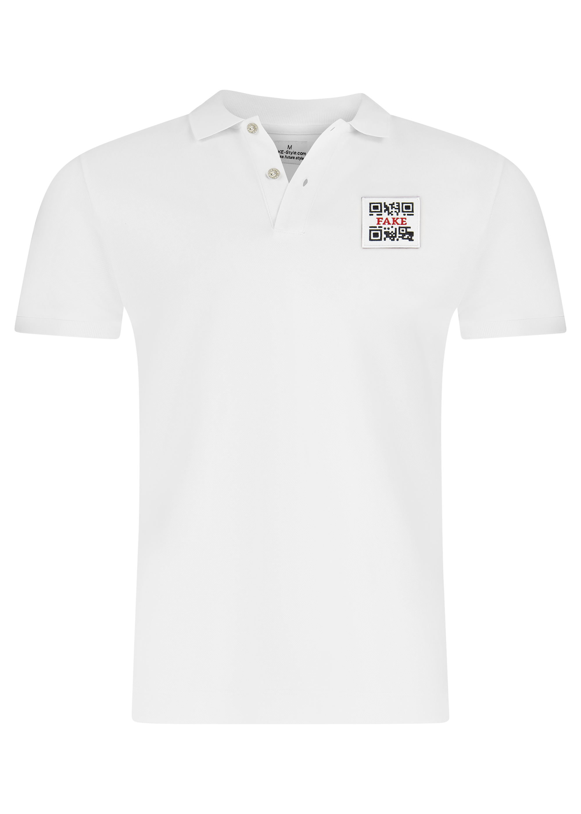 Polo-Shirt Statement | Weiß