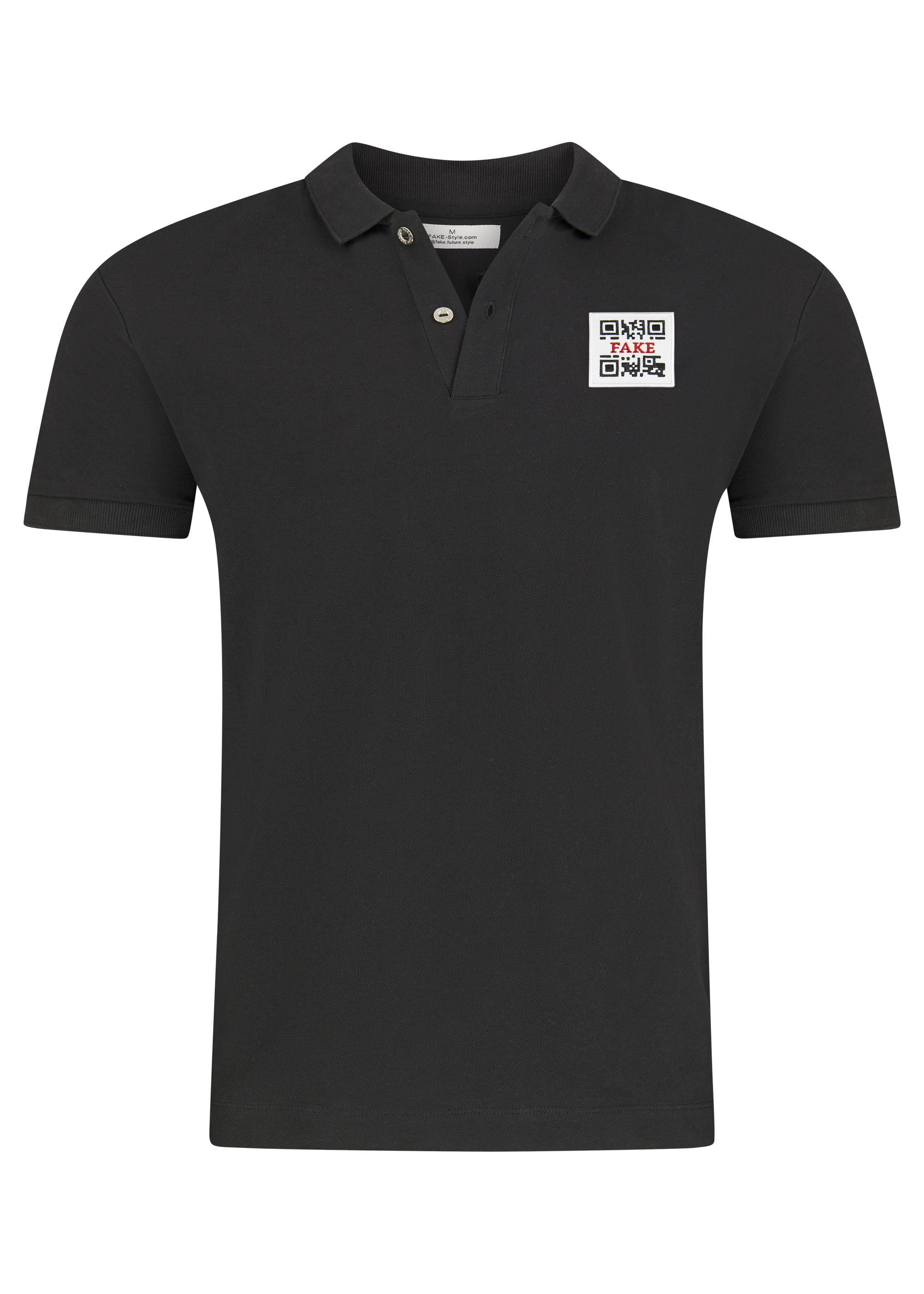 Polo-Shirt Statement | Schwarz