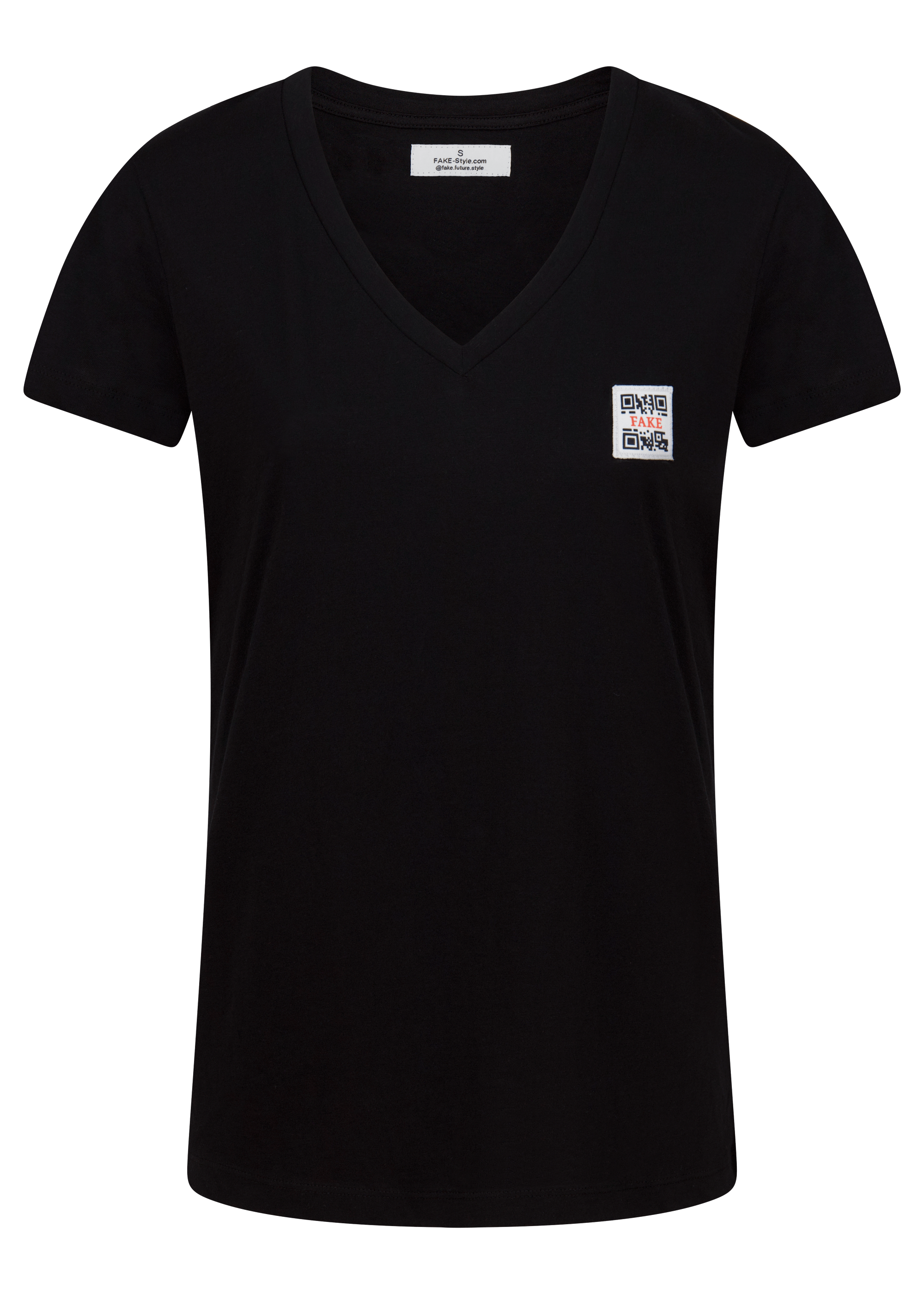 V-Shirt Statement | Schwarz