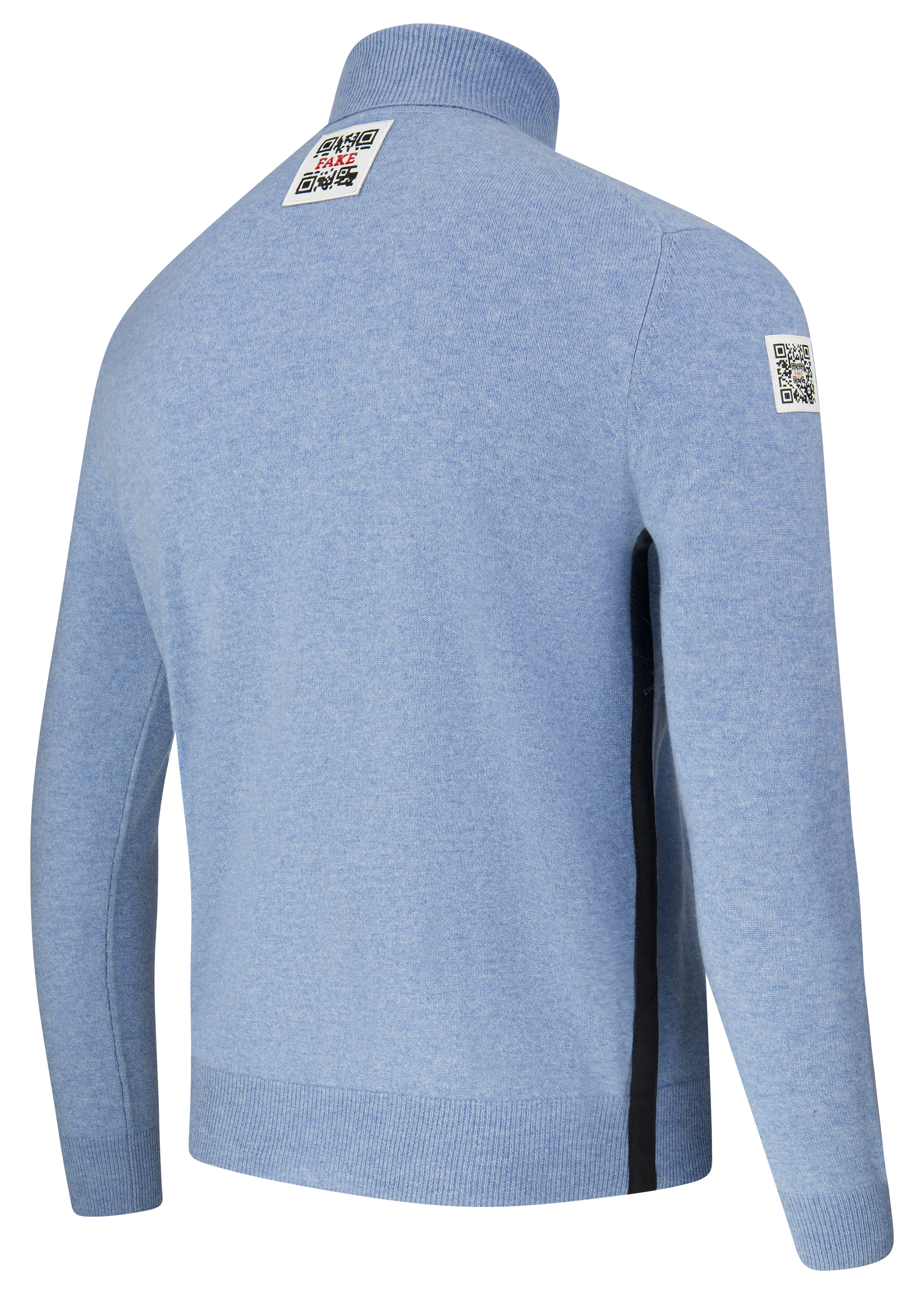 Cashmere-Rollkragenpullover Statement | Blau