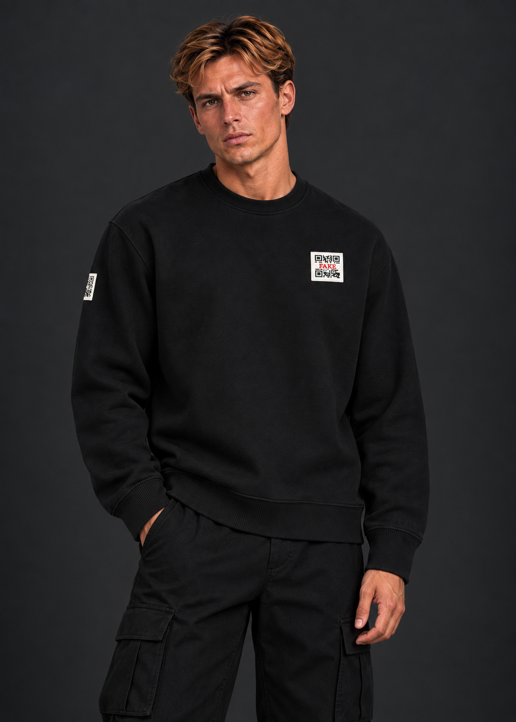 Sweatshirt Statement | Black