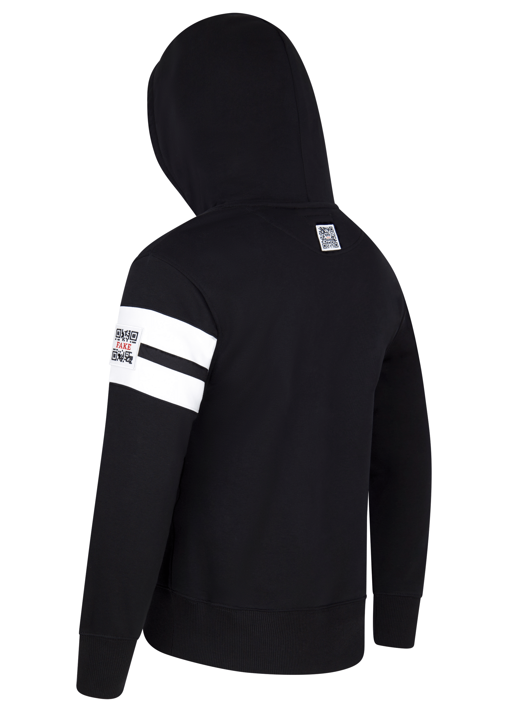 Hoodie MJ Stripes | Schwarz