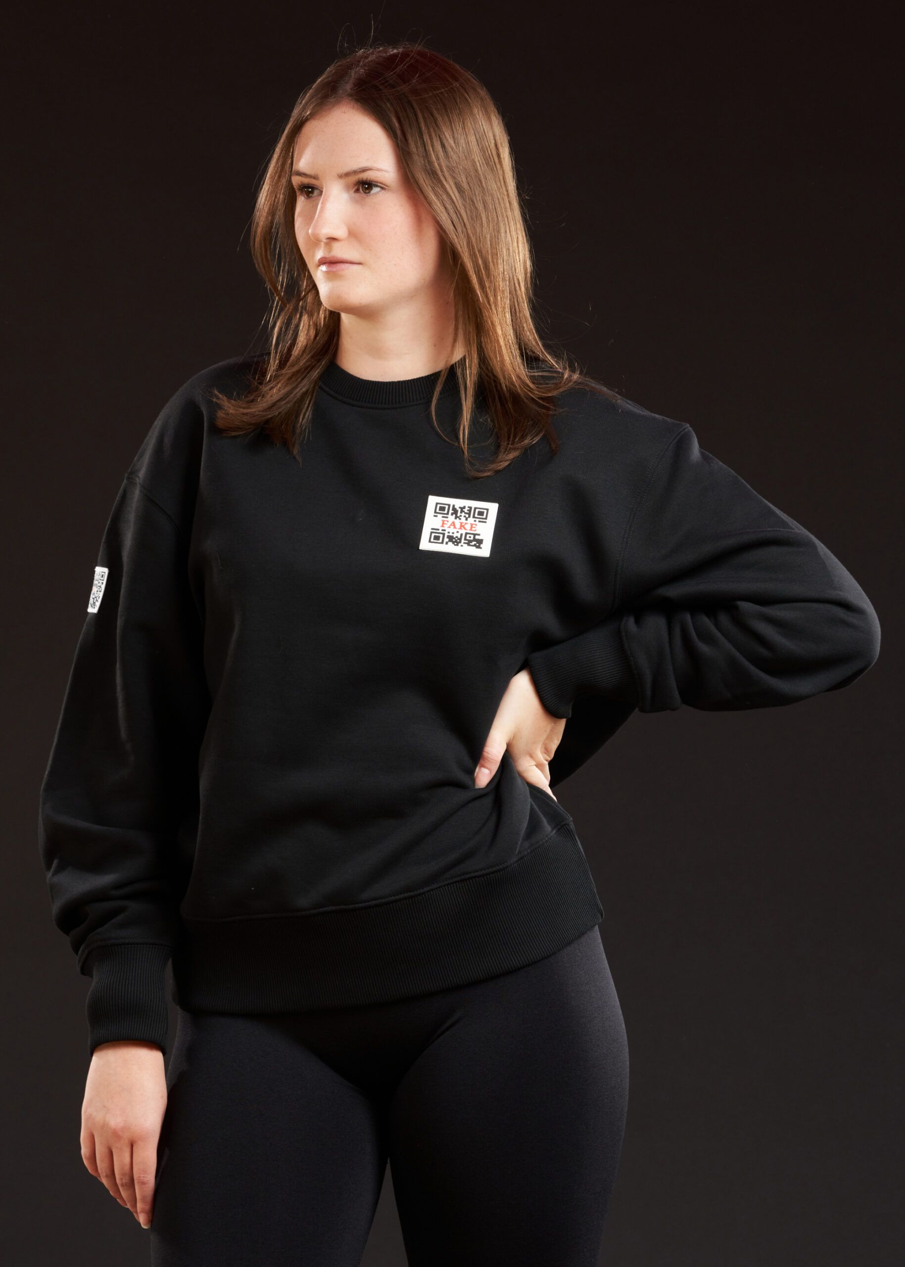 Sweatshirt Statement | Schwarz