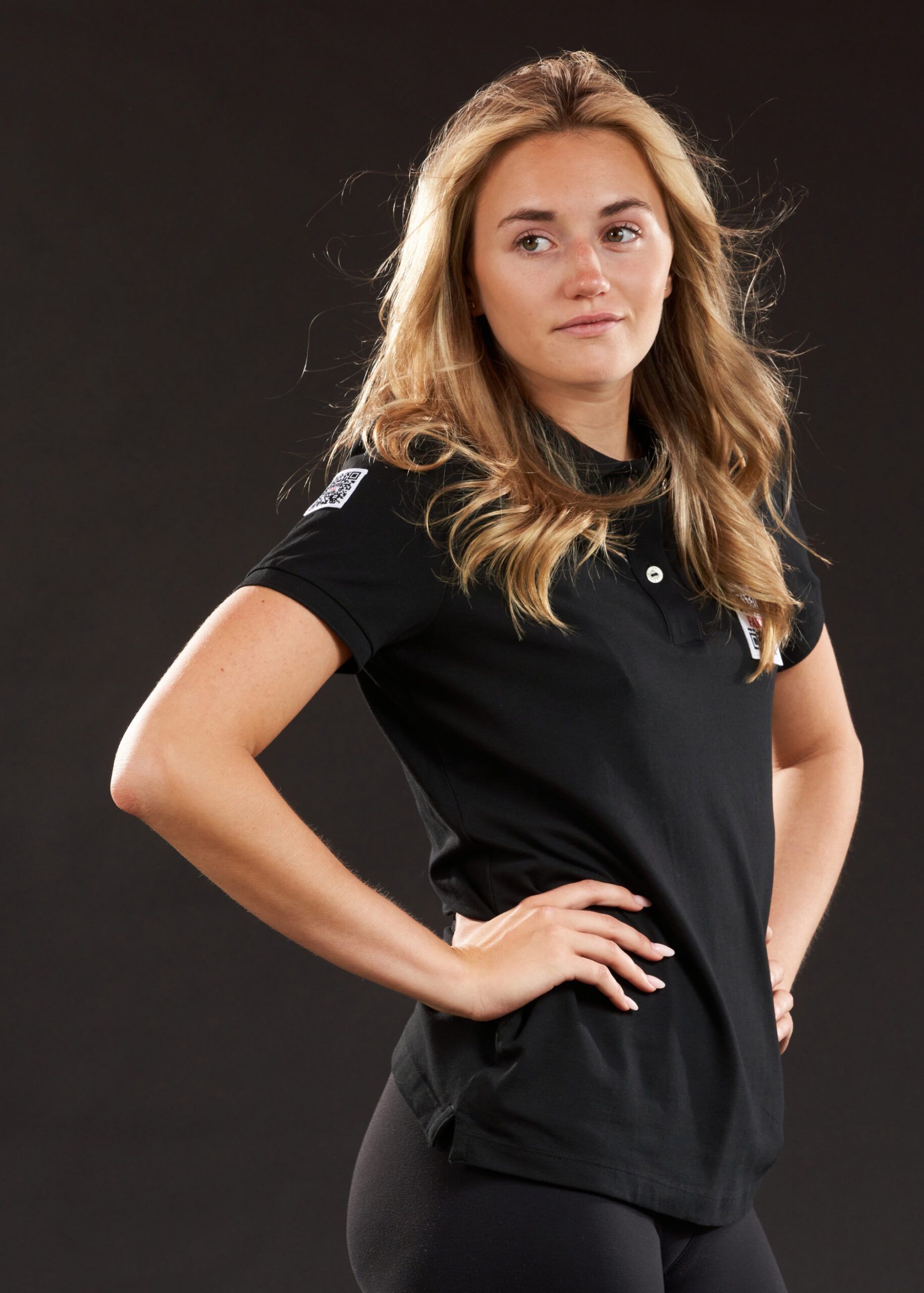 Poloshirt Statement | Schwarz