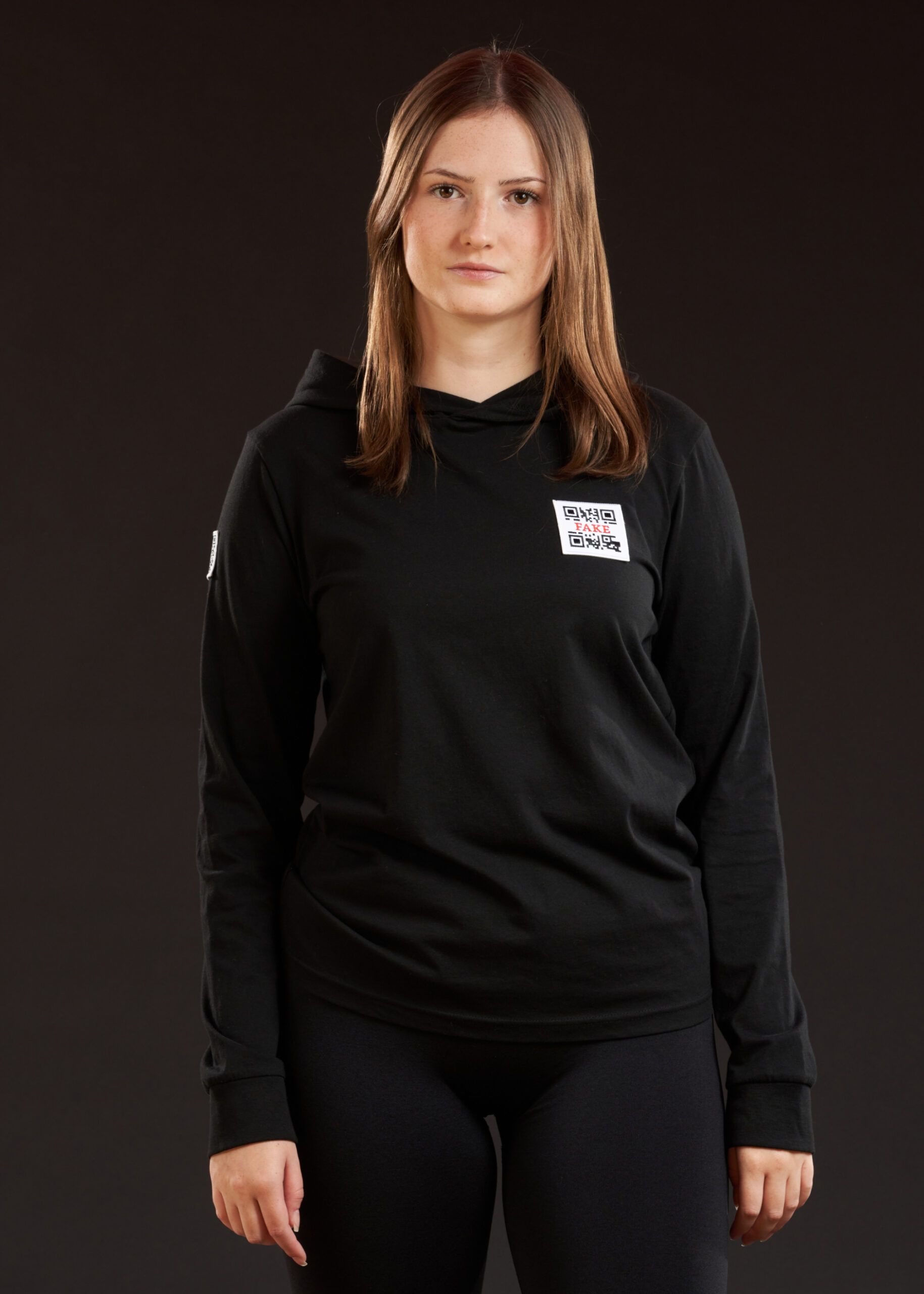 Hoodie Shirt Statement | Schwarz