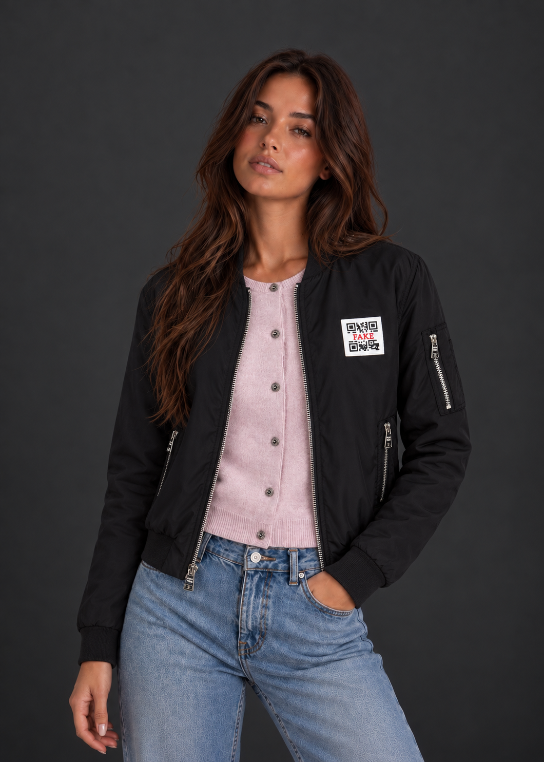 Statement Bomber Jacket | Black