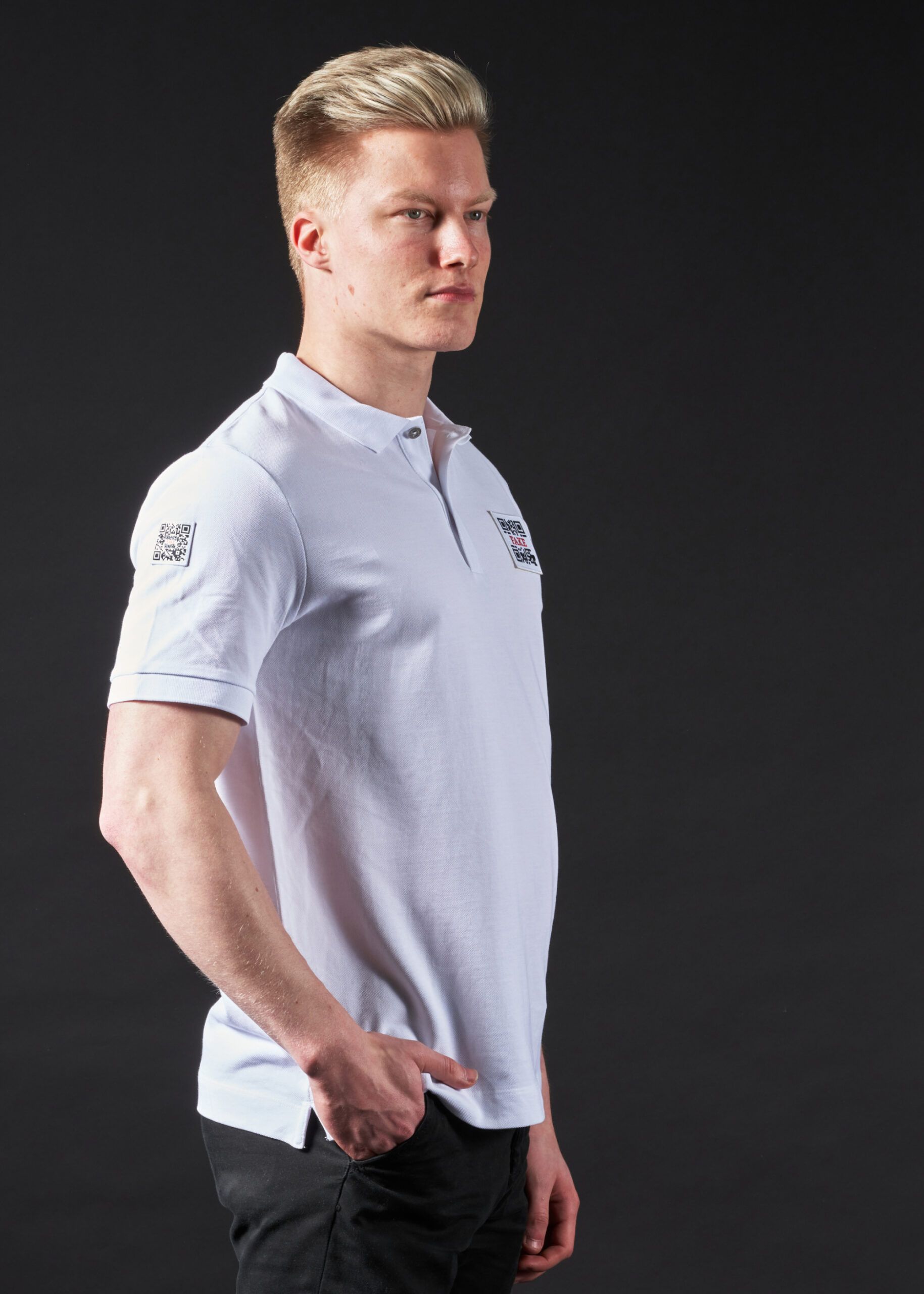 Polo-Shirt Statement | Weiß