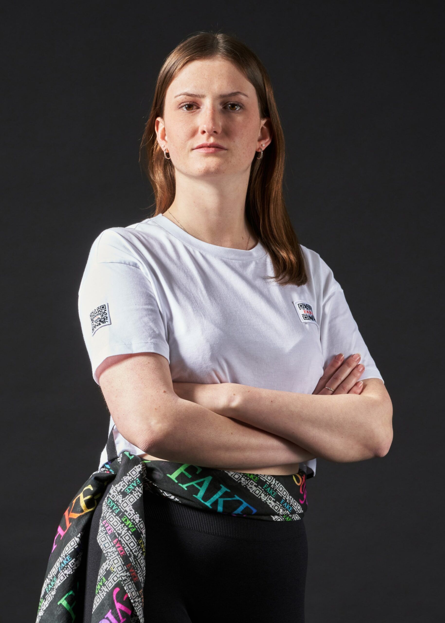 Cropped Shirt Statement | Weiß