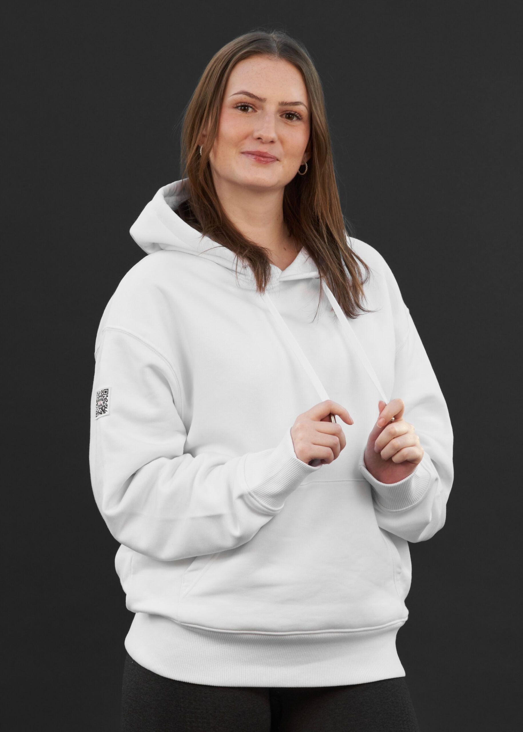 Hoodie Airbrush | Weiß