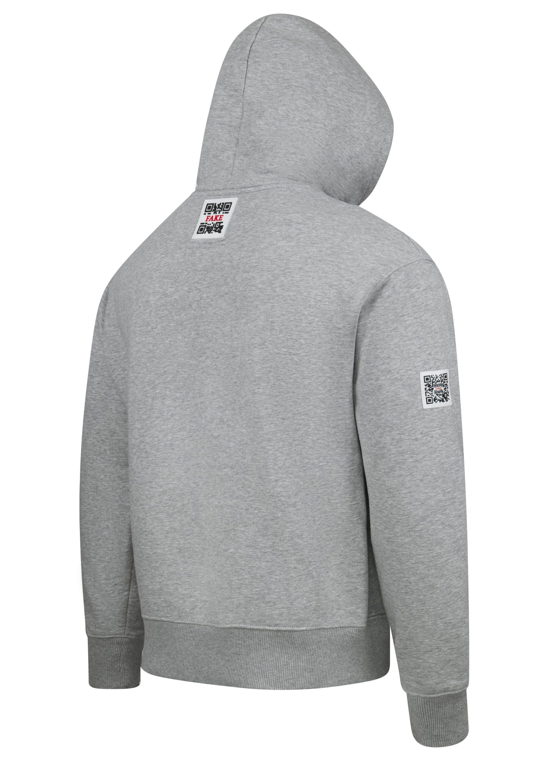 Hoodie Blue Lava Hellgrau