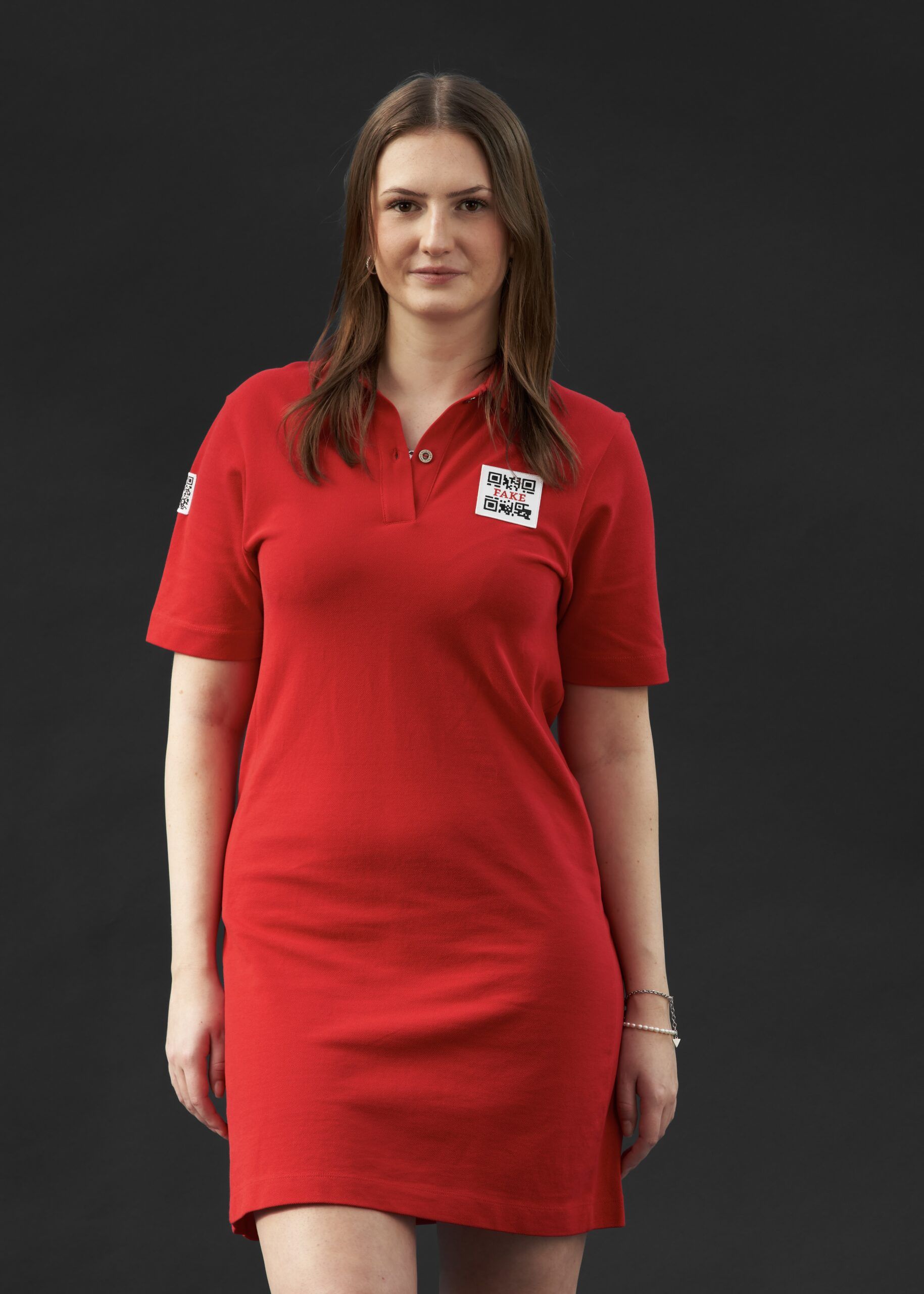 Polo Kleid Statement | Rot