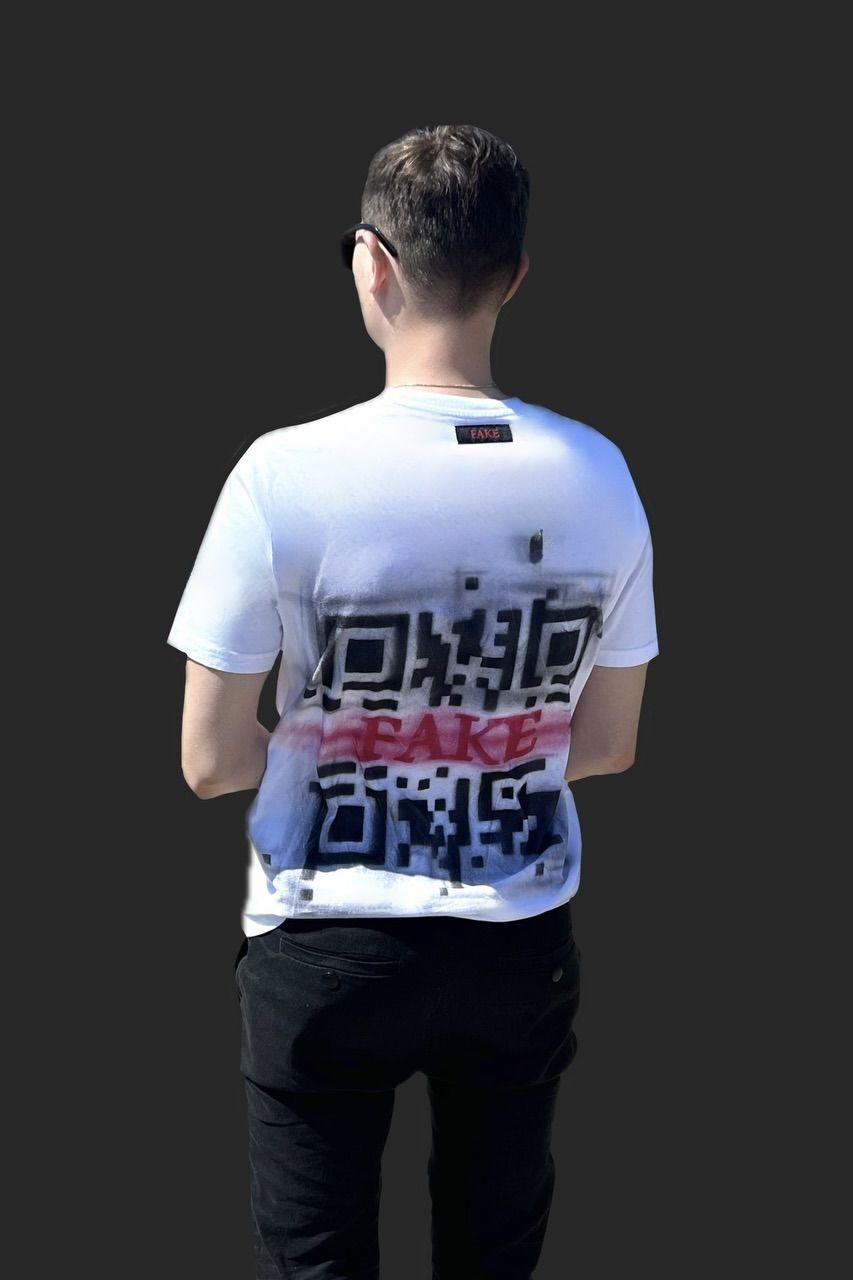 T-Shirt Airbrush | Weiß