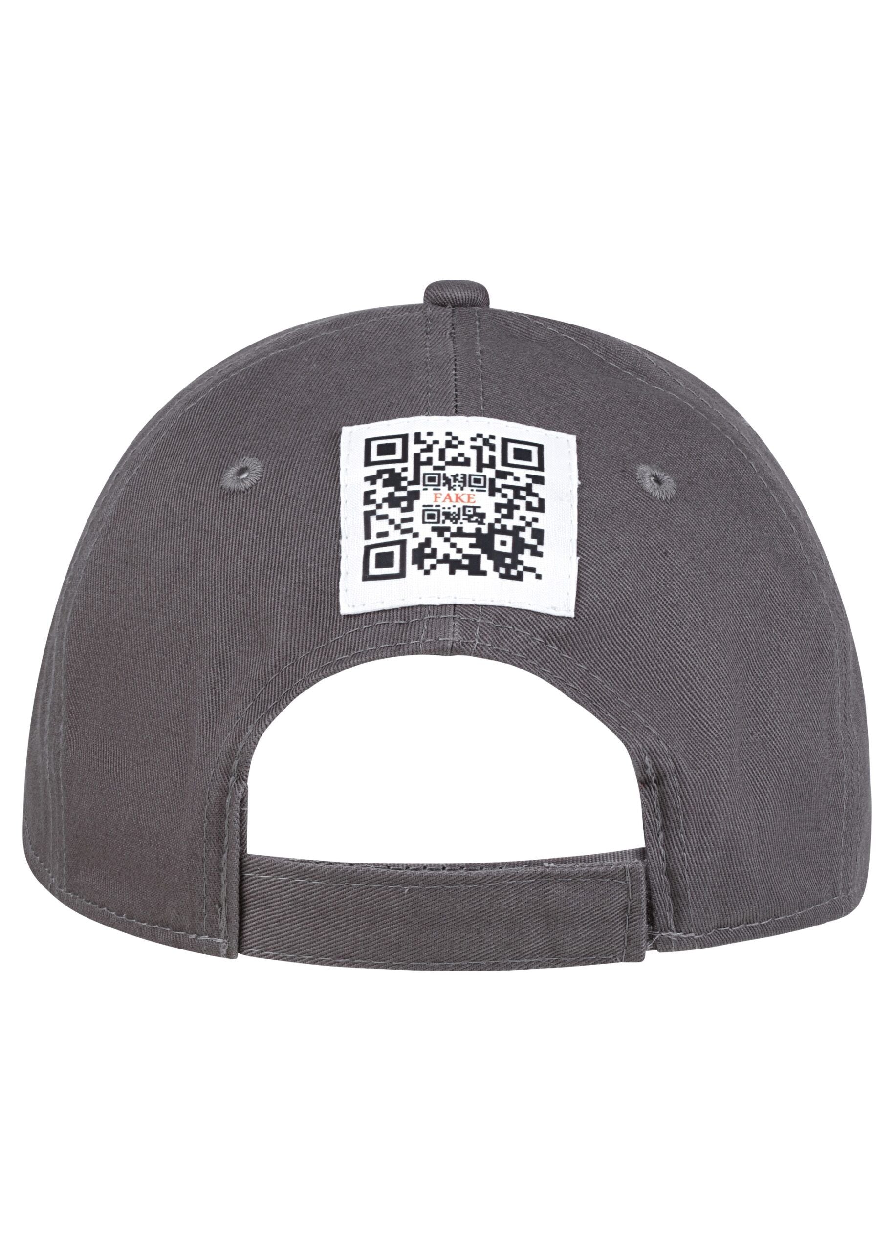 Baseball-Cap Mit Logo Modische Baseballkappe Grau