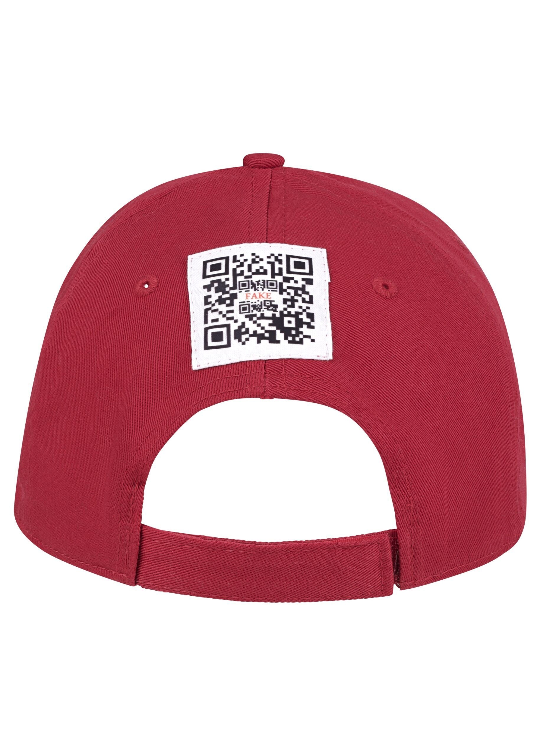 Baseball-Cap Mit Logo Modische Baseballkappe Rot