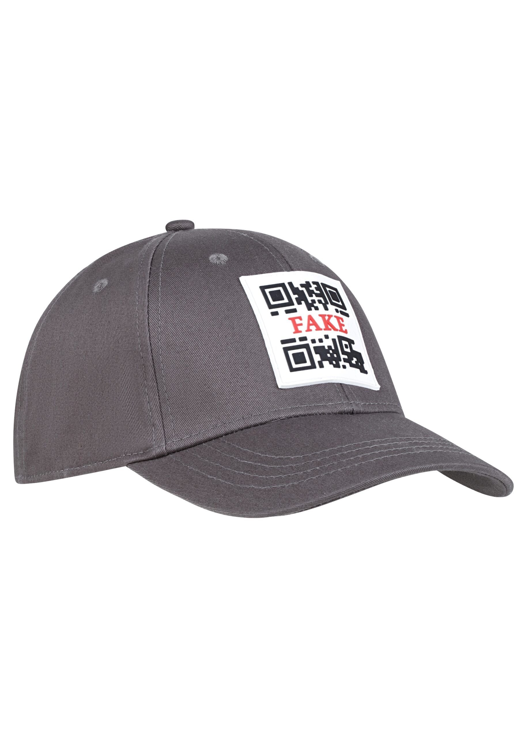 Baseball-Cap Mit Logo Modische Baseballkappe Grau
