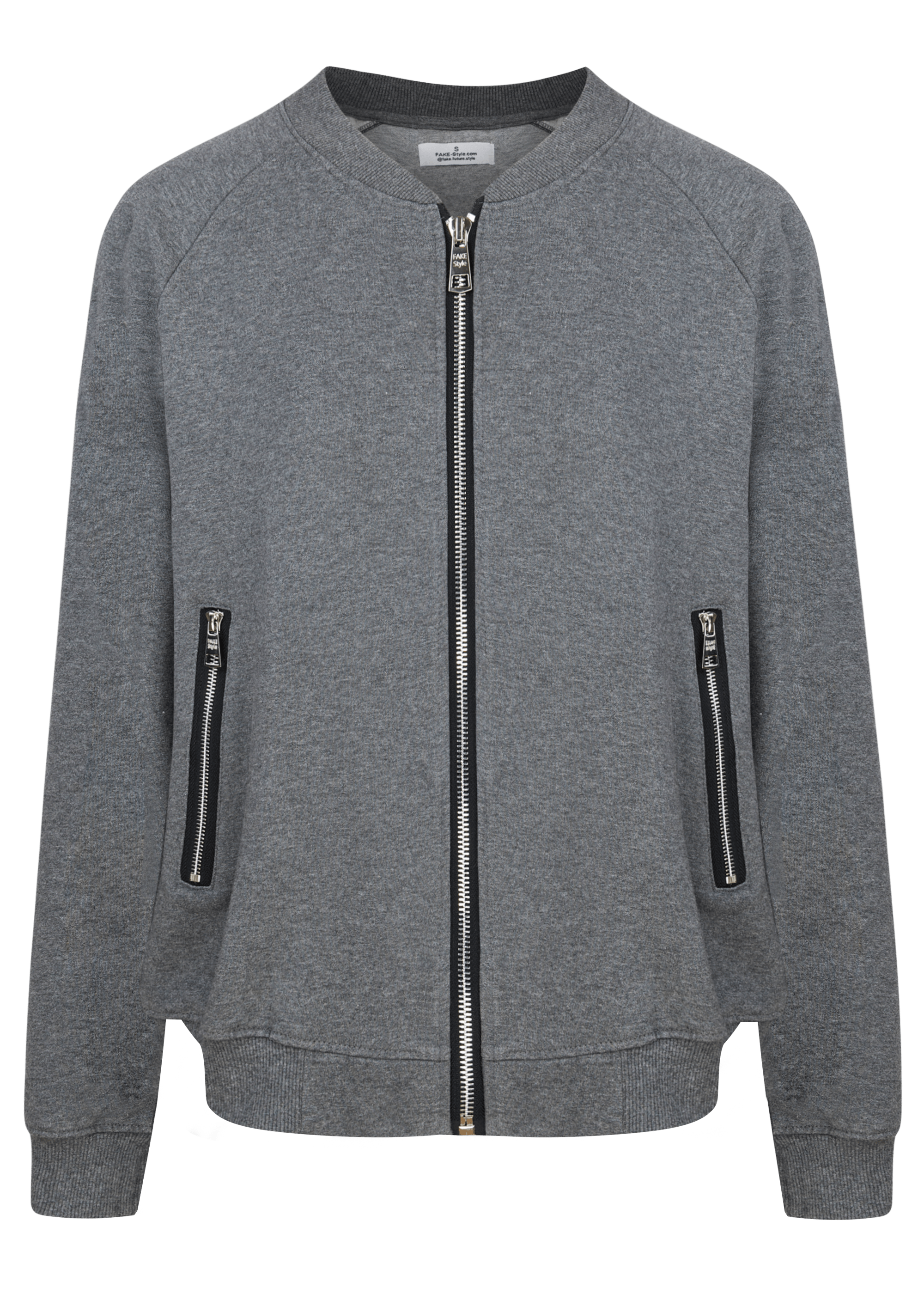 Sweat-Jacke Statement | Grau