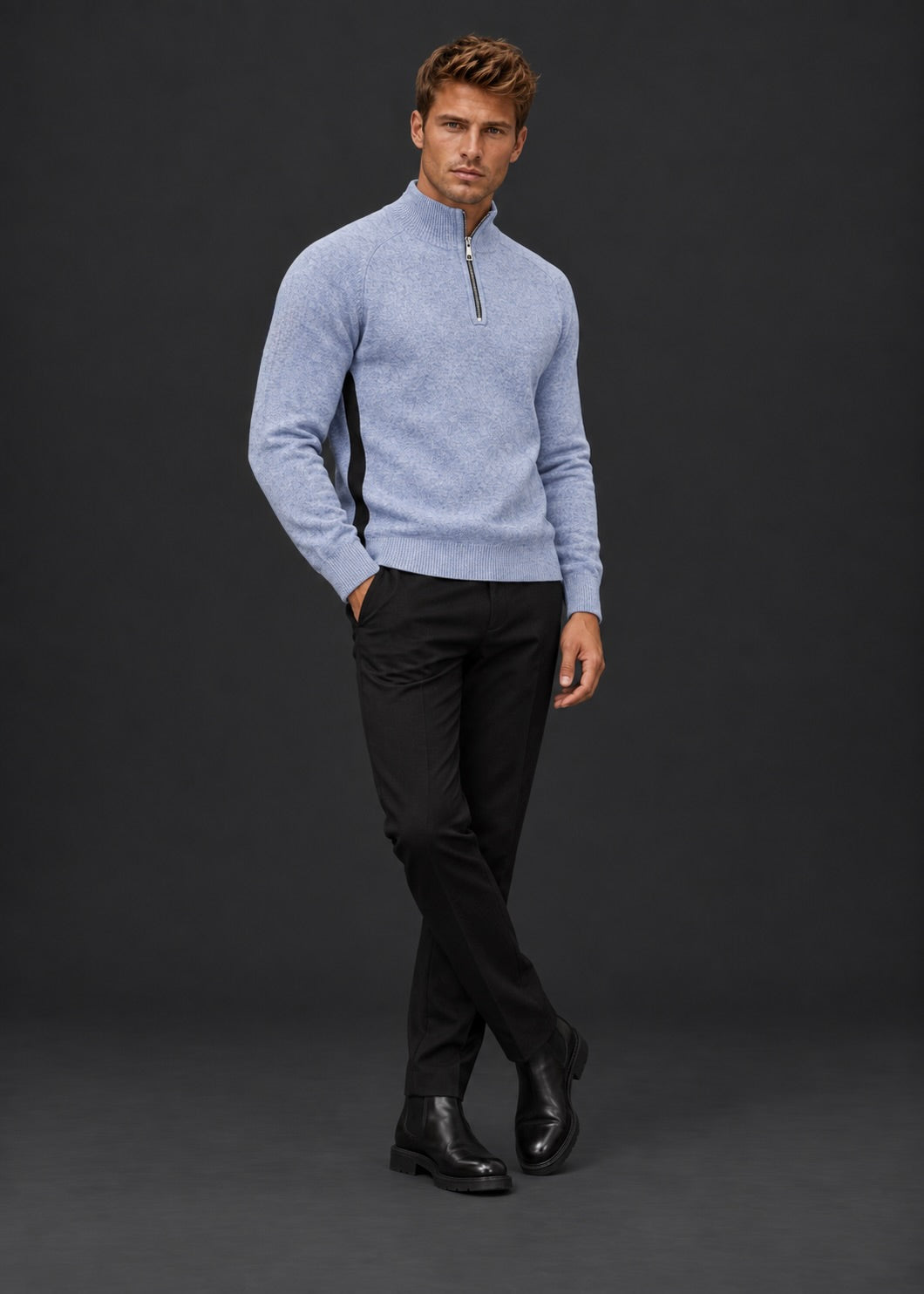 Zipper Statement | Blue