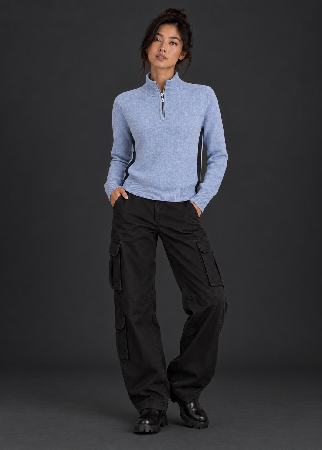 Zipper Statement | Blue