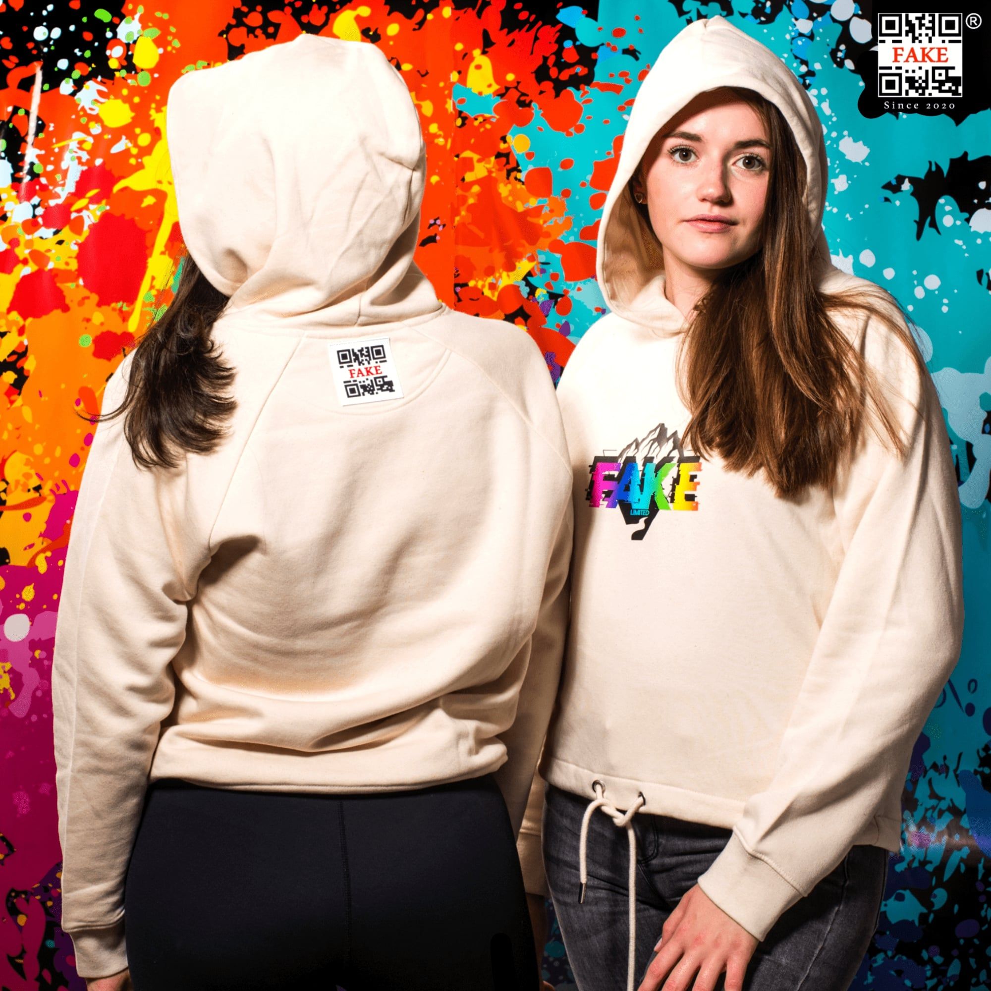 Cropped Hoodie Iced Limited Natural