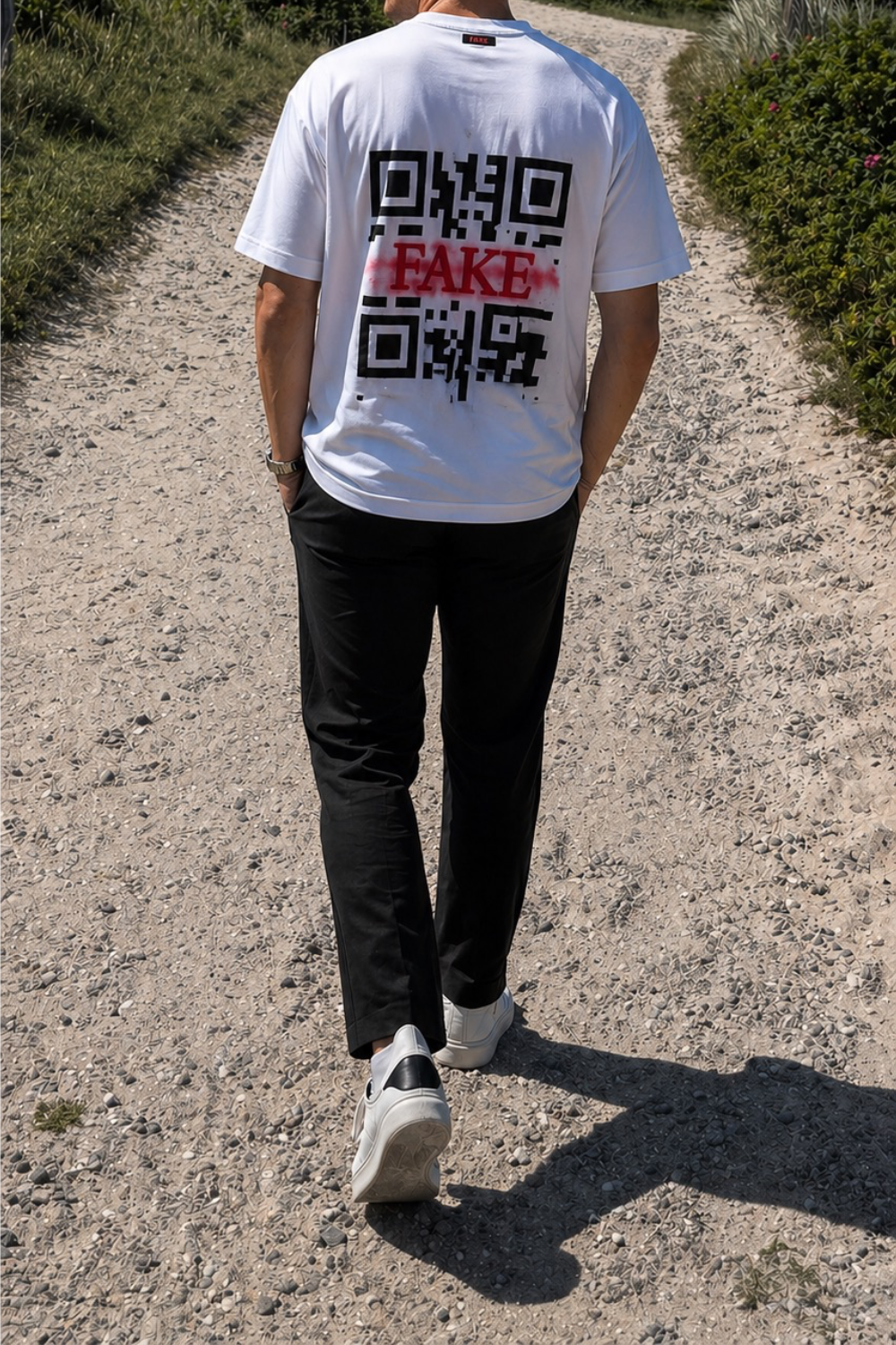 T-Shirt Airbrush | Weiß