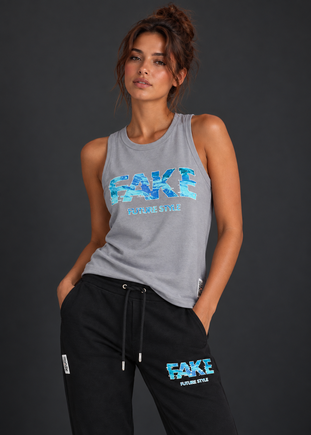 Jogginghose Blue Lava Schwarz