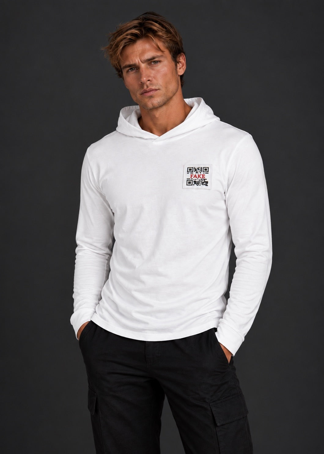 Hoodie Shirt Statement | White