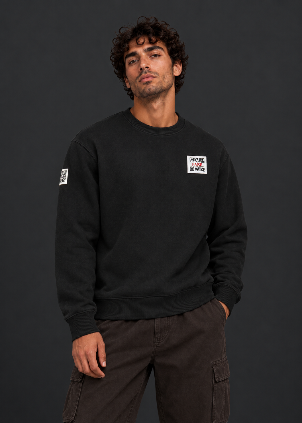 Sweatshirt Statement | Black