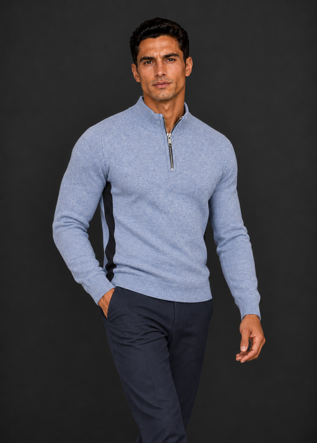 Zipper Statement | Blue