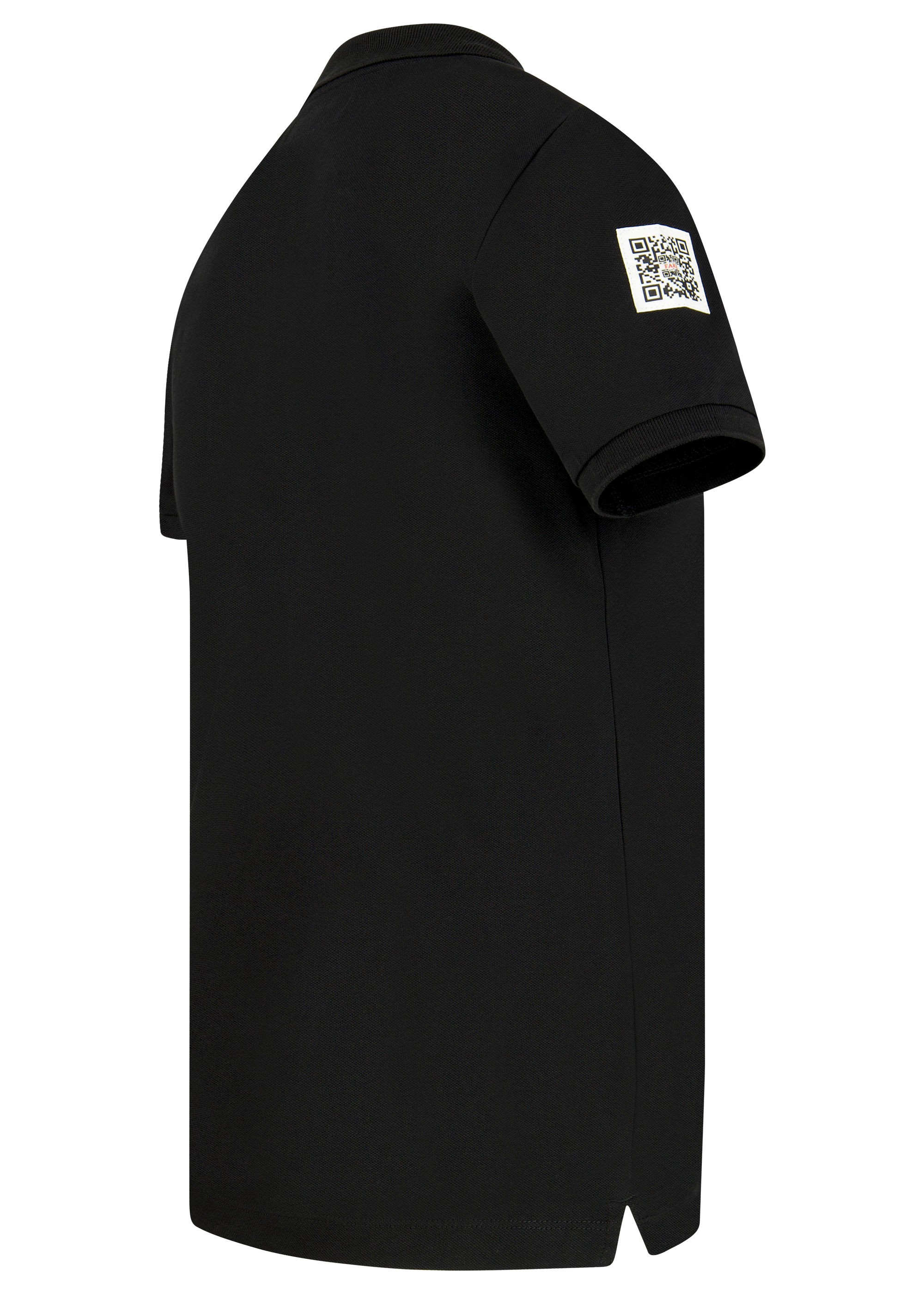 Poloshirt Statement | Schwarz