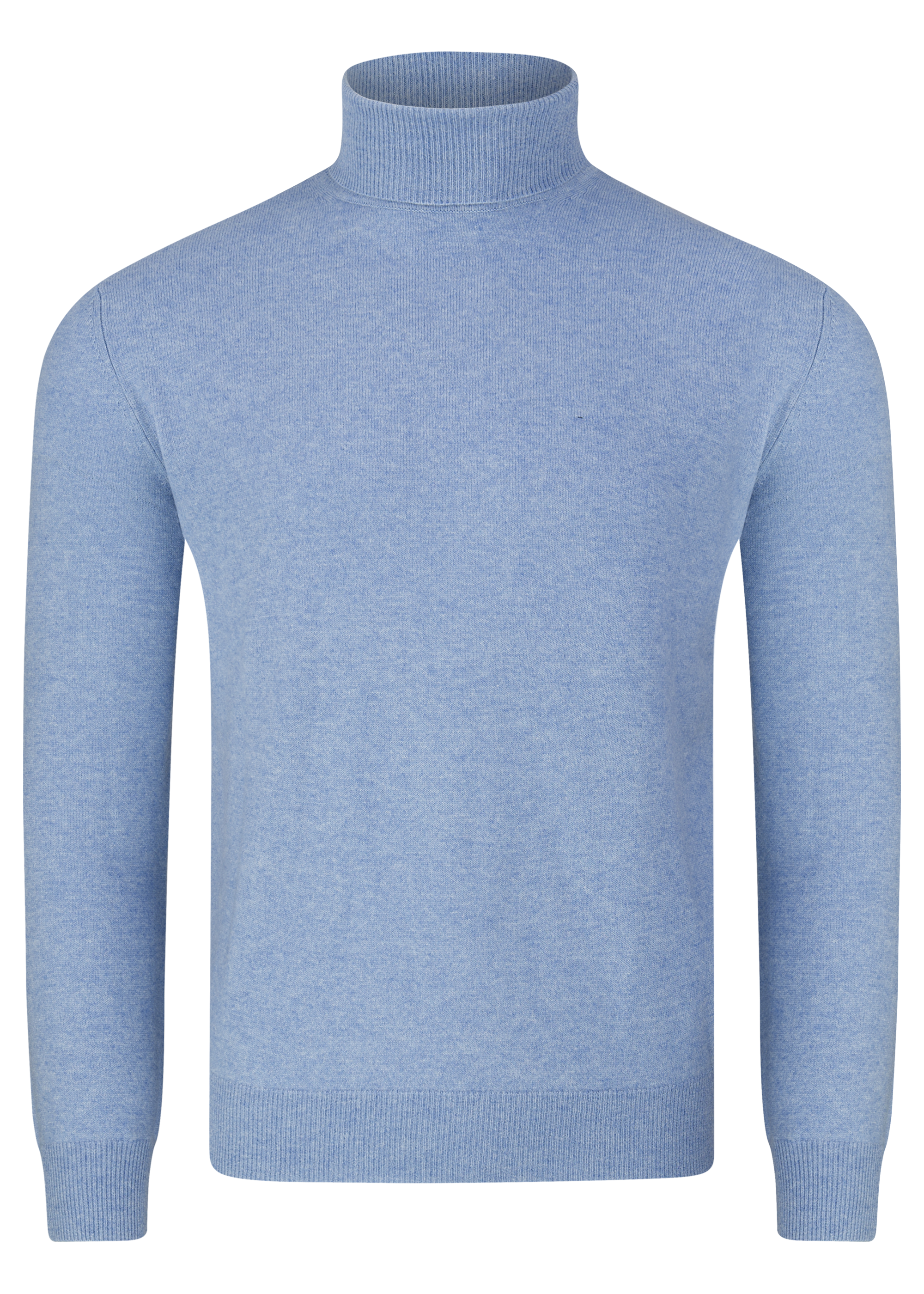Cashmere-Rollkragenpullover Statement | Blau