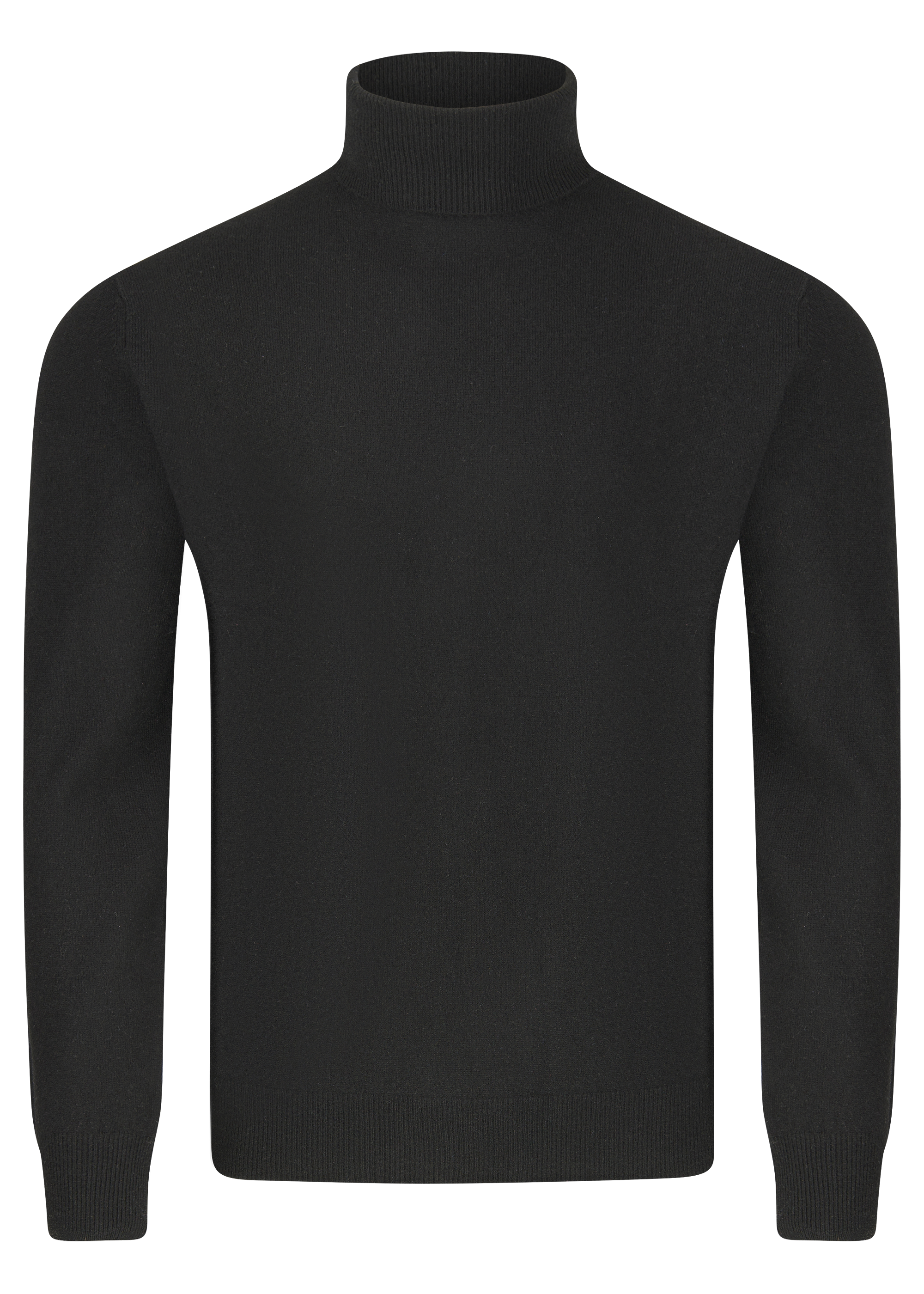 Cashmere-Rollkragenpullover Statement | Schwarz