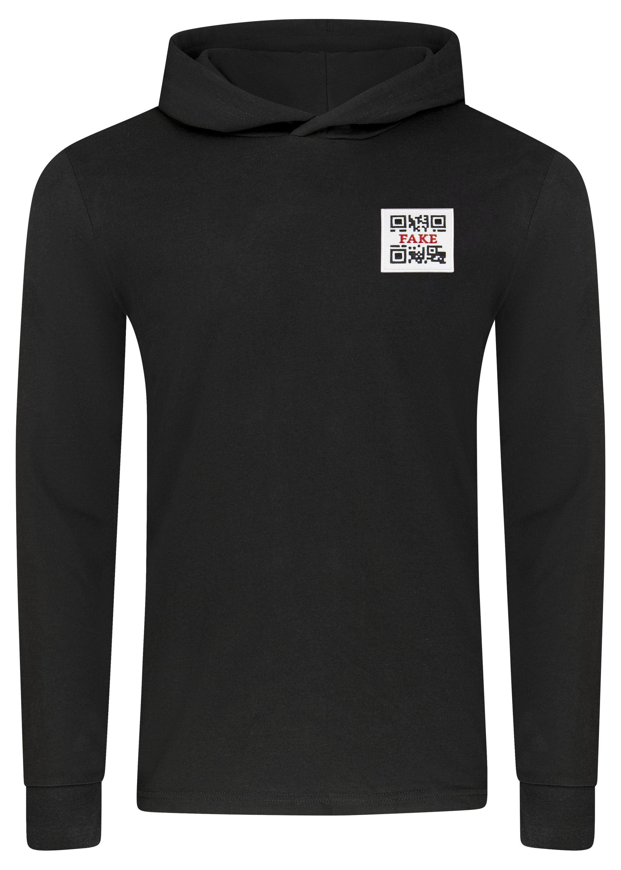 Hoodie Shirt Statement | Schwarz