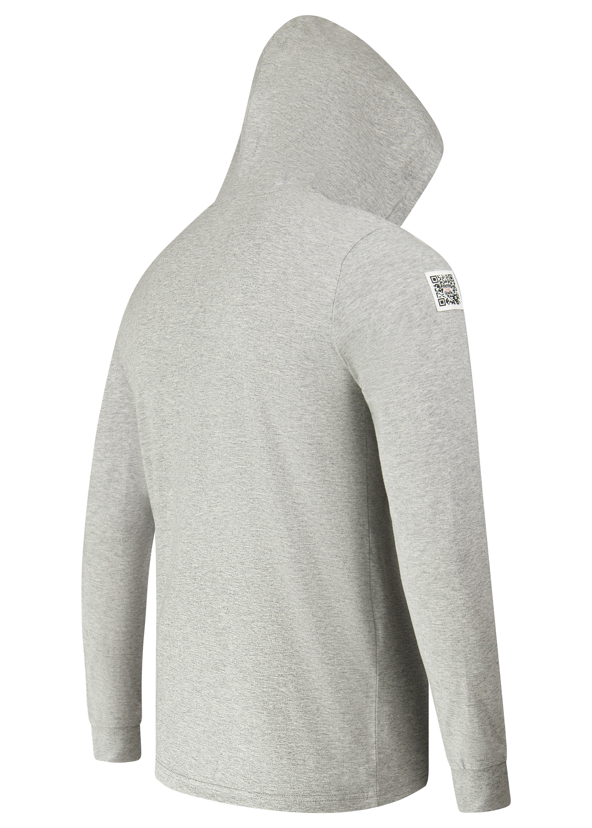Hoodie Shirt Statement | Grau