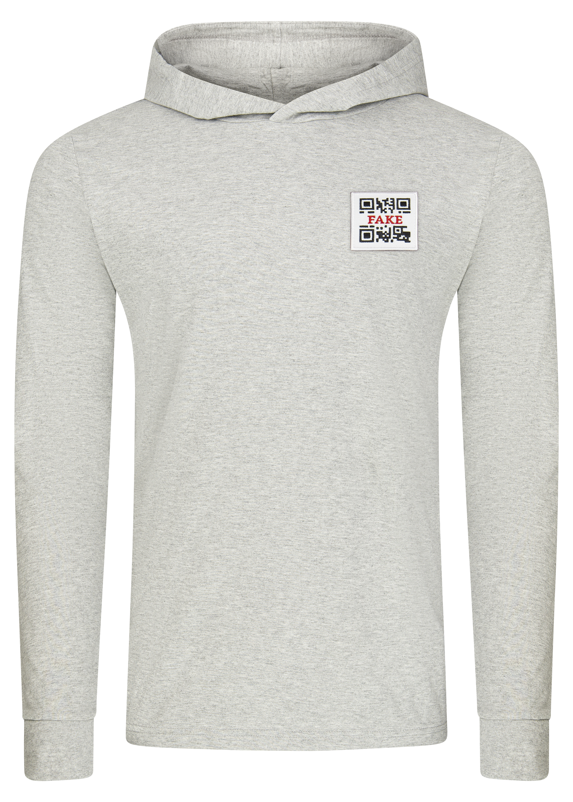 Hoodie Shirt Statement Grau