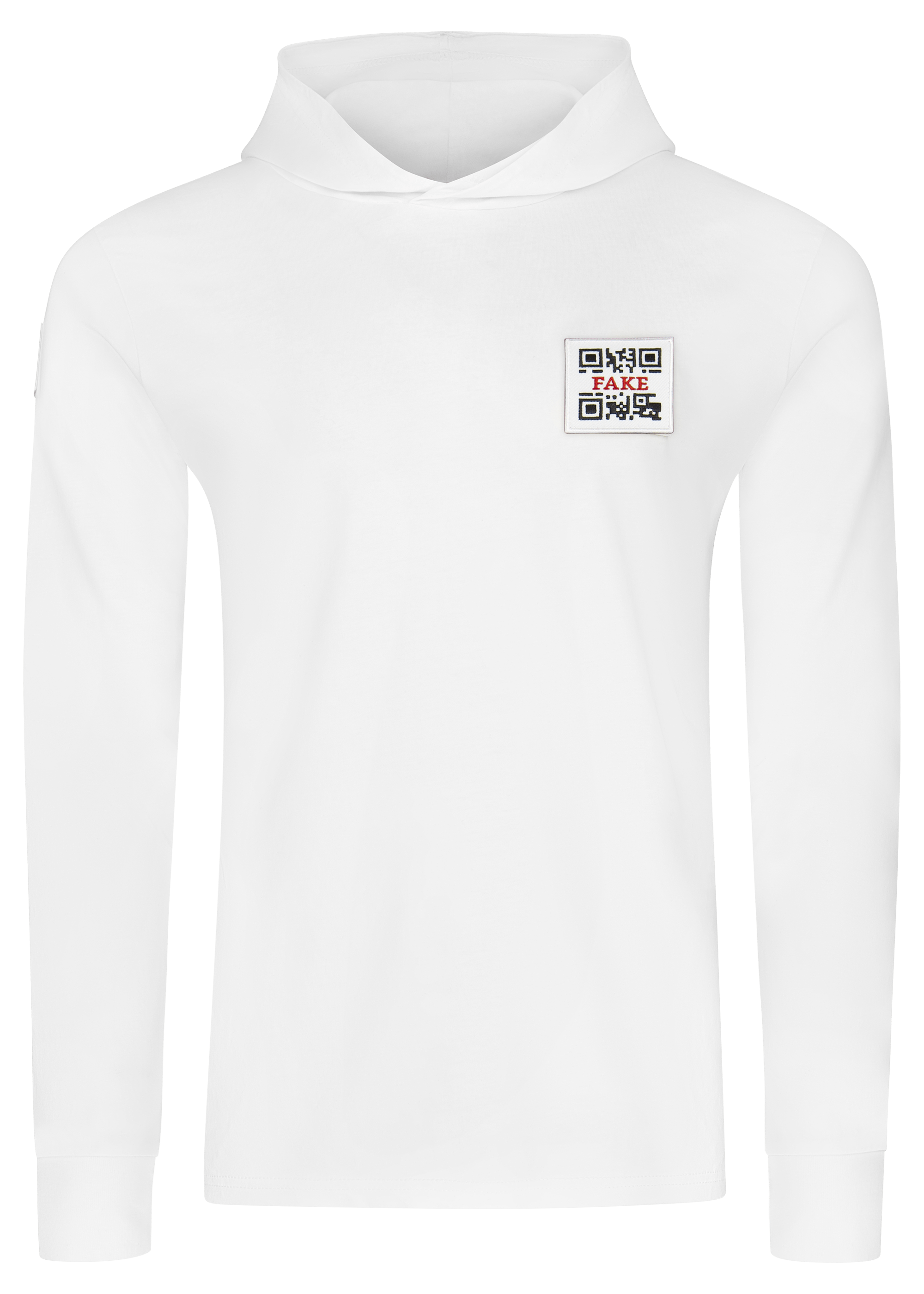 Hoodie Shirt Statement | Weiß