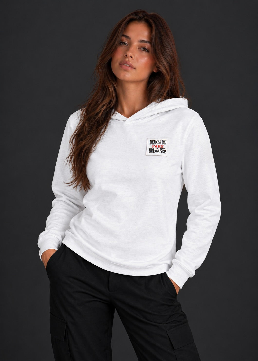 Hoodie Shirt Statement | White