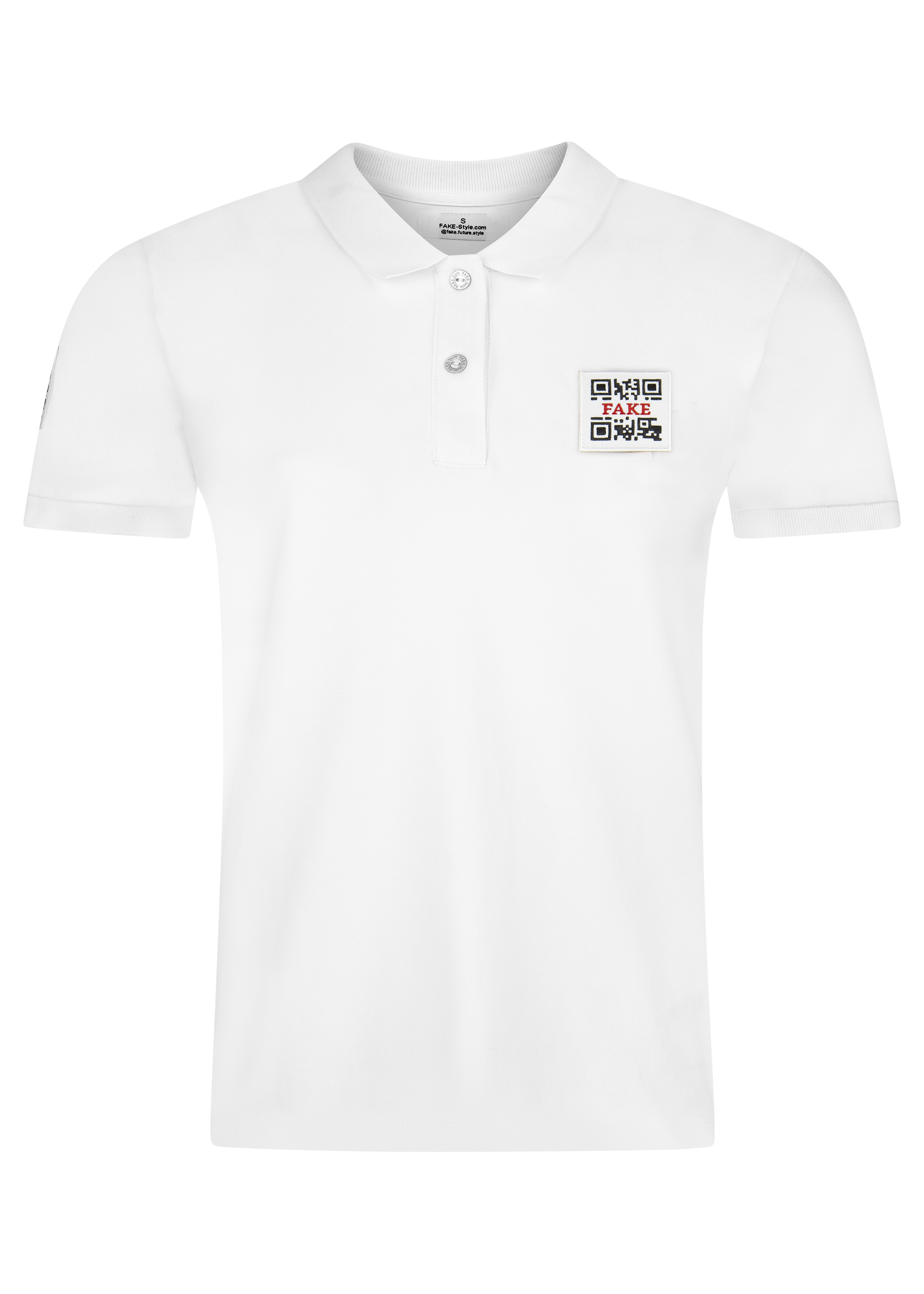 Poloshirt Statement | Weiß