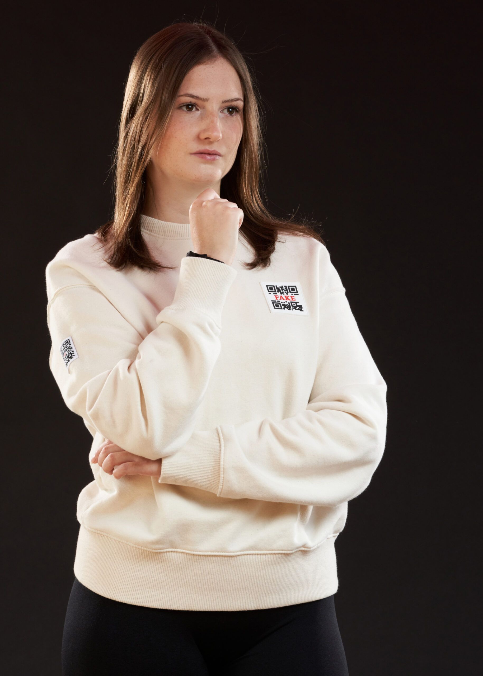 Sweatshirt Statement | Beige