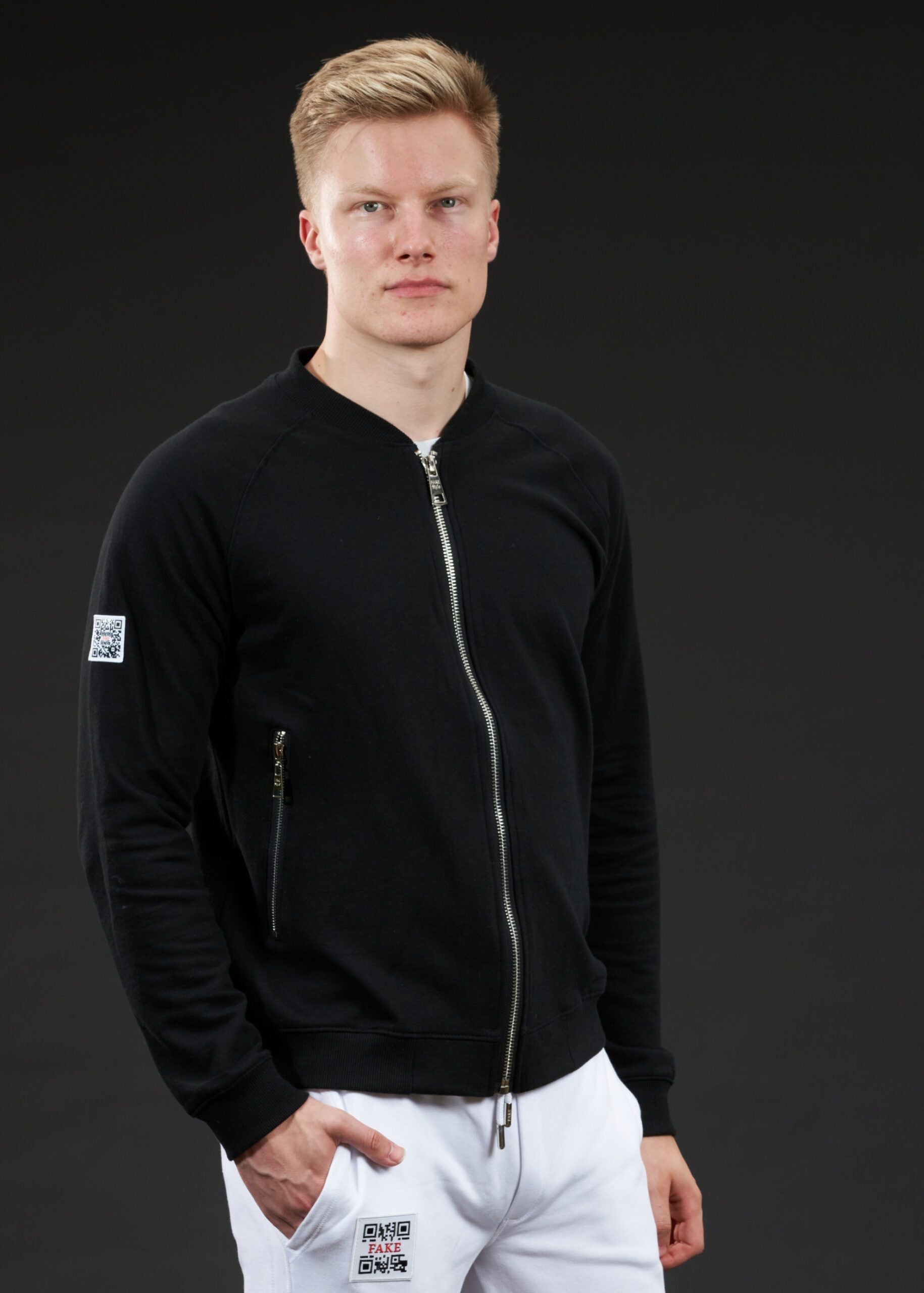 Sweat-Jacke Statement | Schwarz