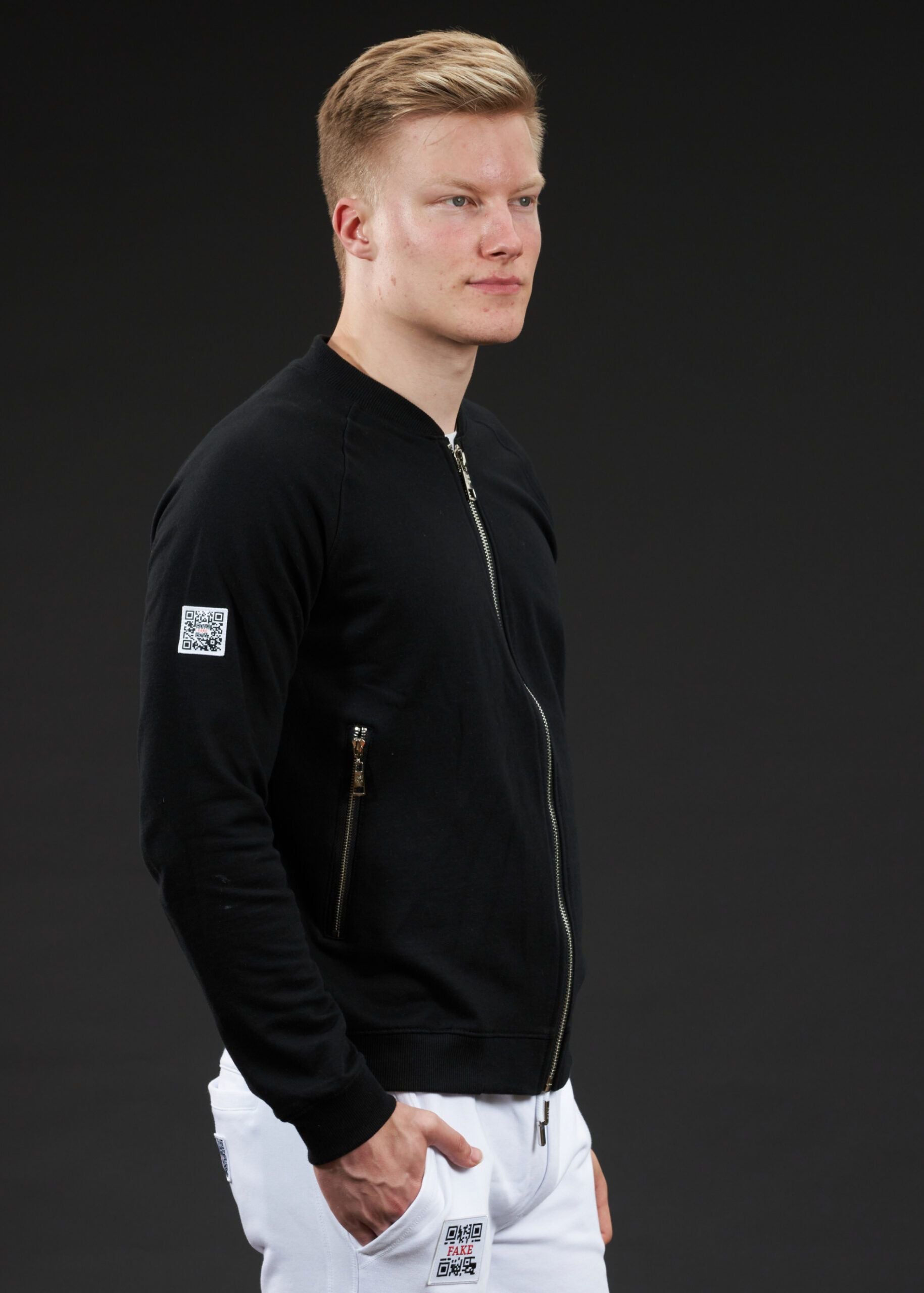 Sweat-Jacke Statement | Schwarz