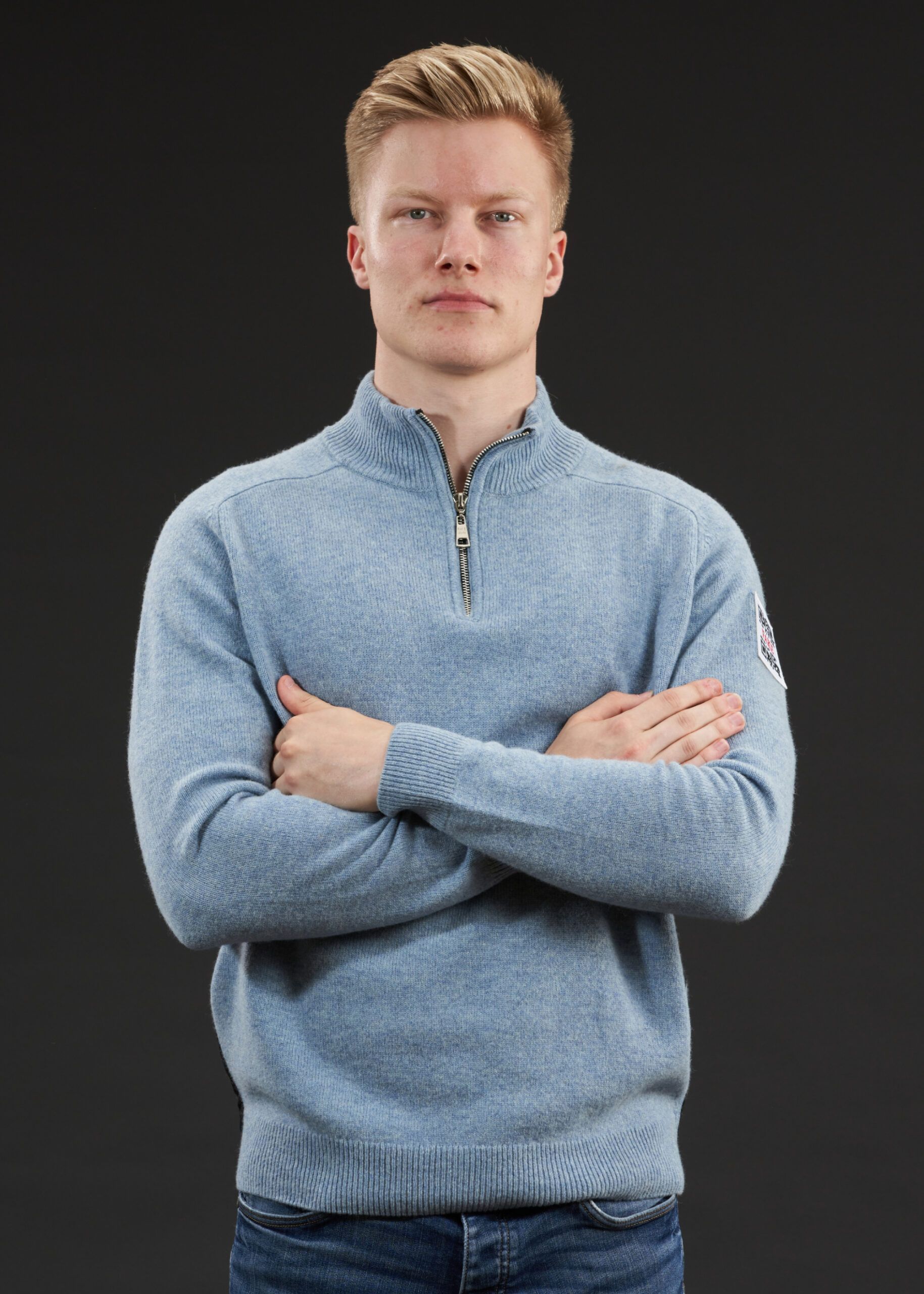 Zipper  Statement | Blau