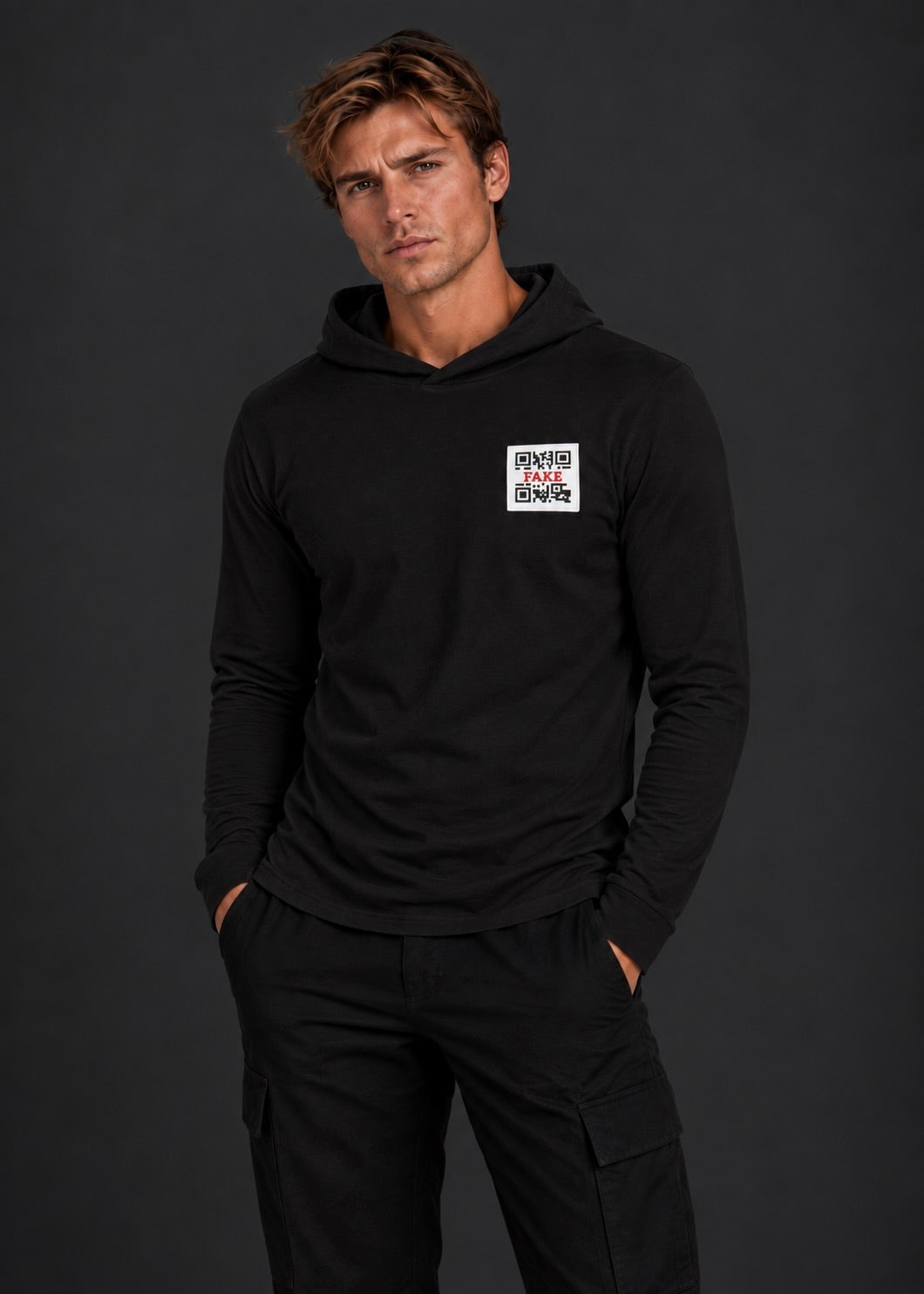 Hoodie Shirt Statement | Black