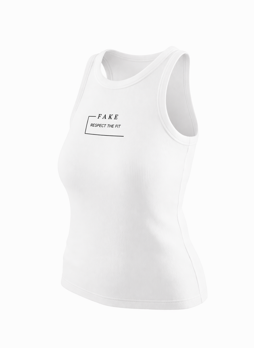 RESPECT THE FIT - TOP - WEIß