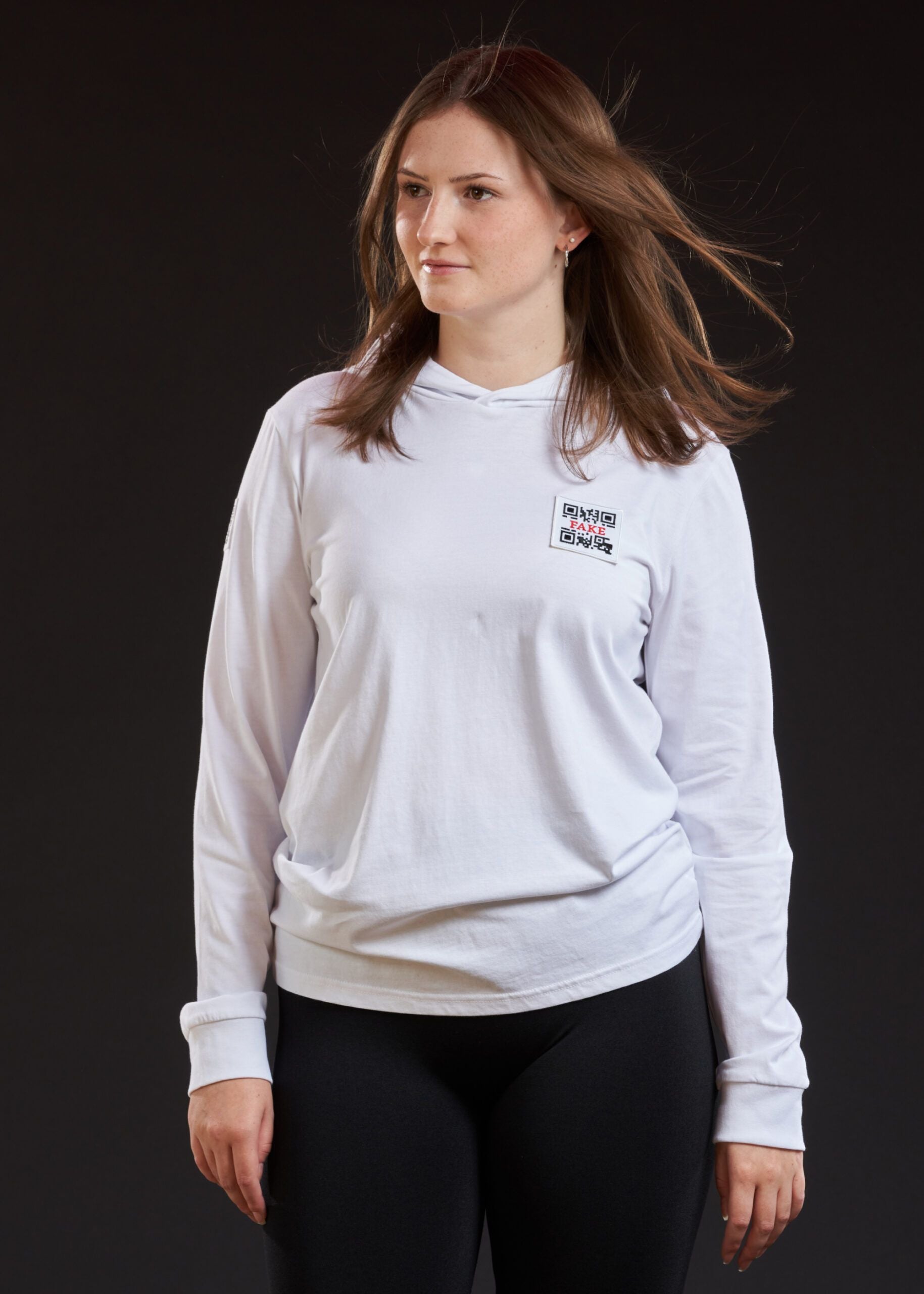 Hoodie Shirt Statement | Weiß