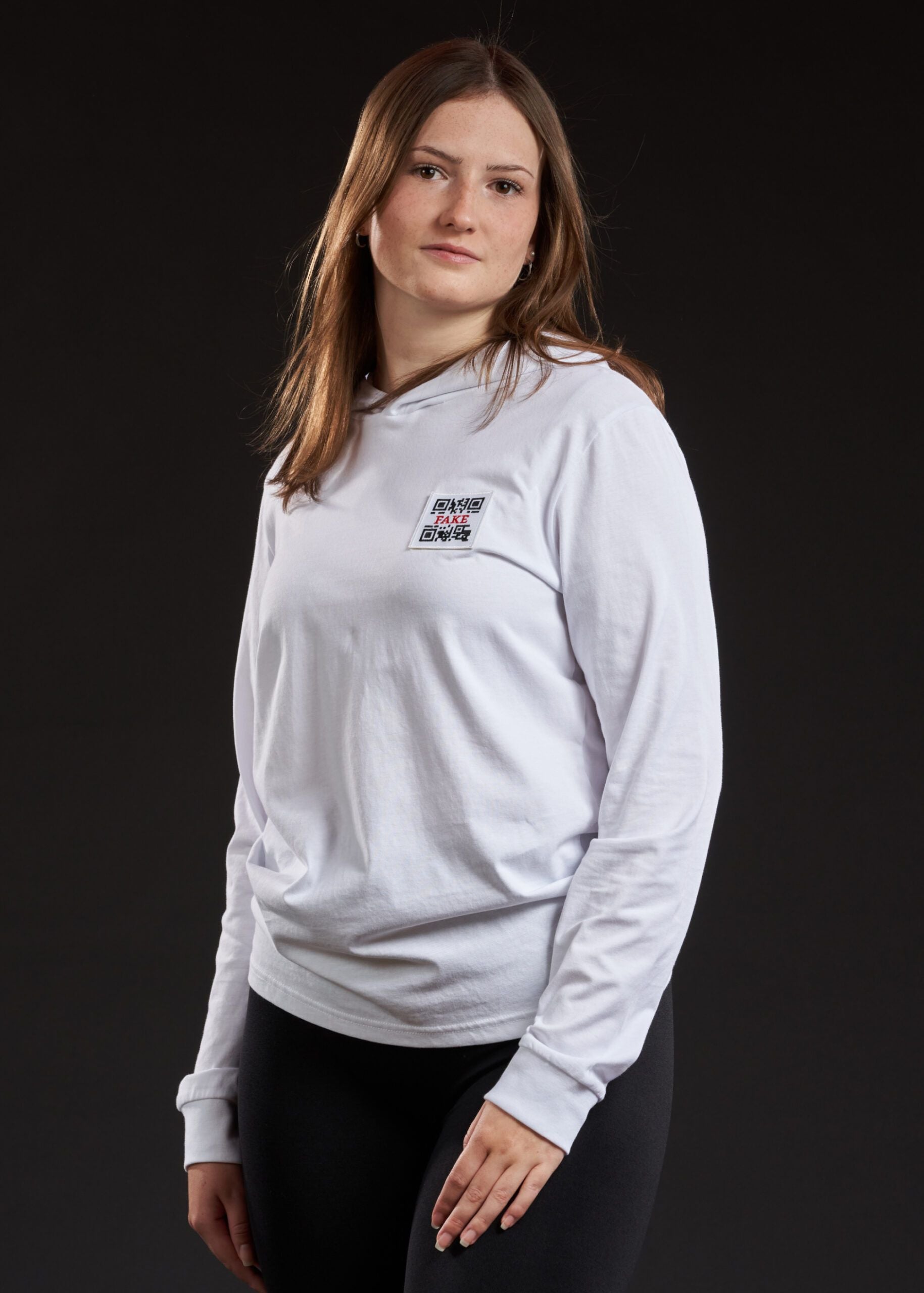 Hoodie Shirt Statement | Weiß