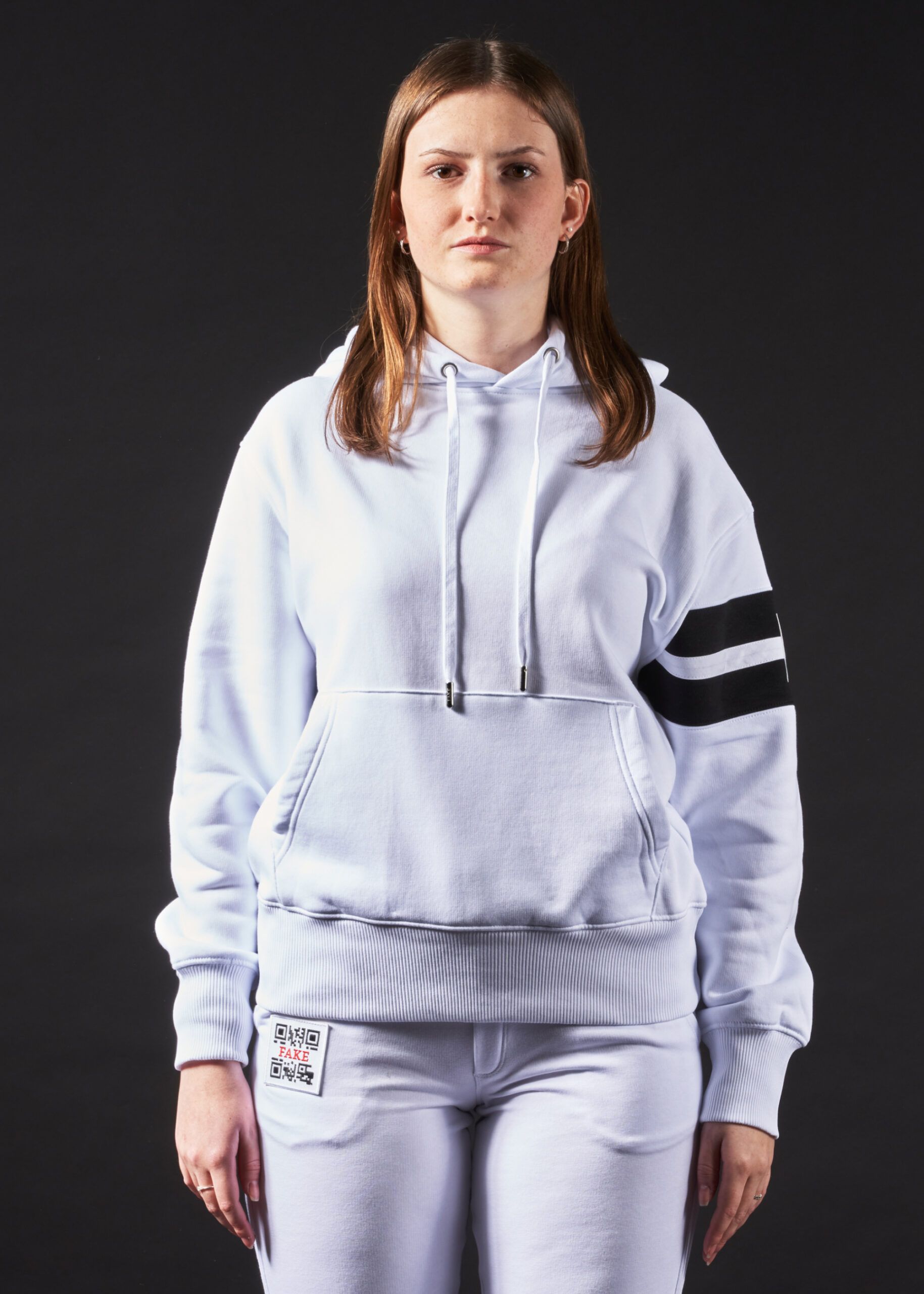 Hoodie MJ Stripes | Weiß 