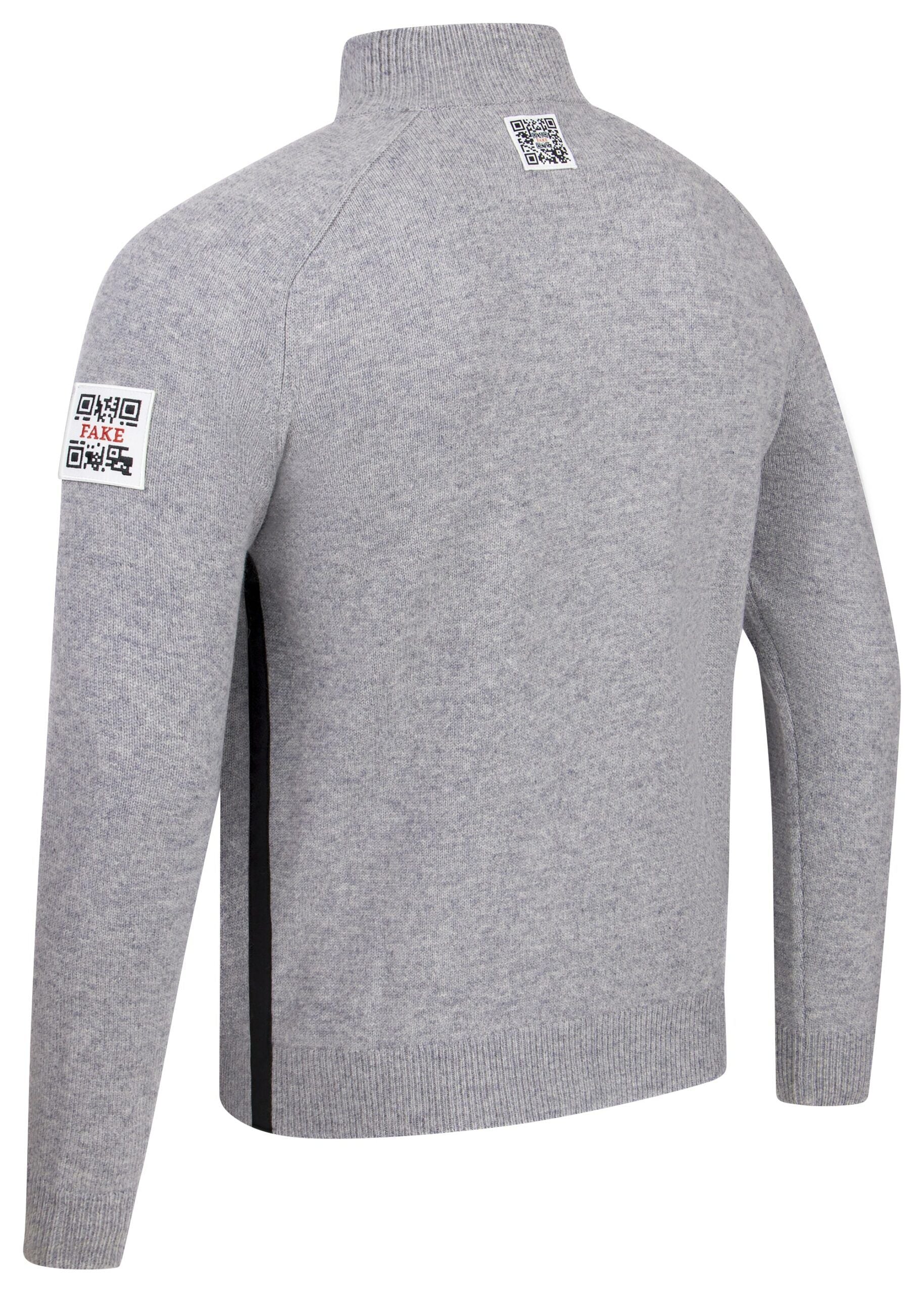 Zipper  Statement | Grau